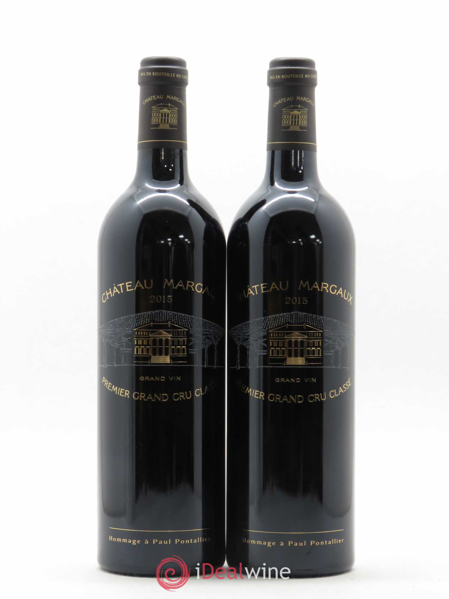 Château Margaux 1er Grand Cru Classé 2015 - Lot de 2 bouteilles - 0