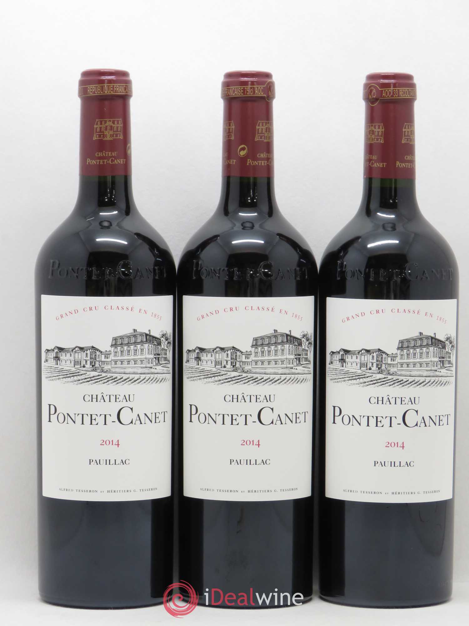 Château Pontet Canet 5ème Grand Cru Classé 2014 - Lot de 6 bouteilles - 1