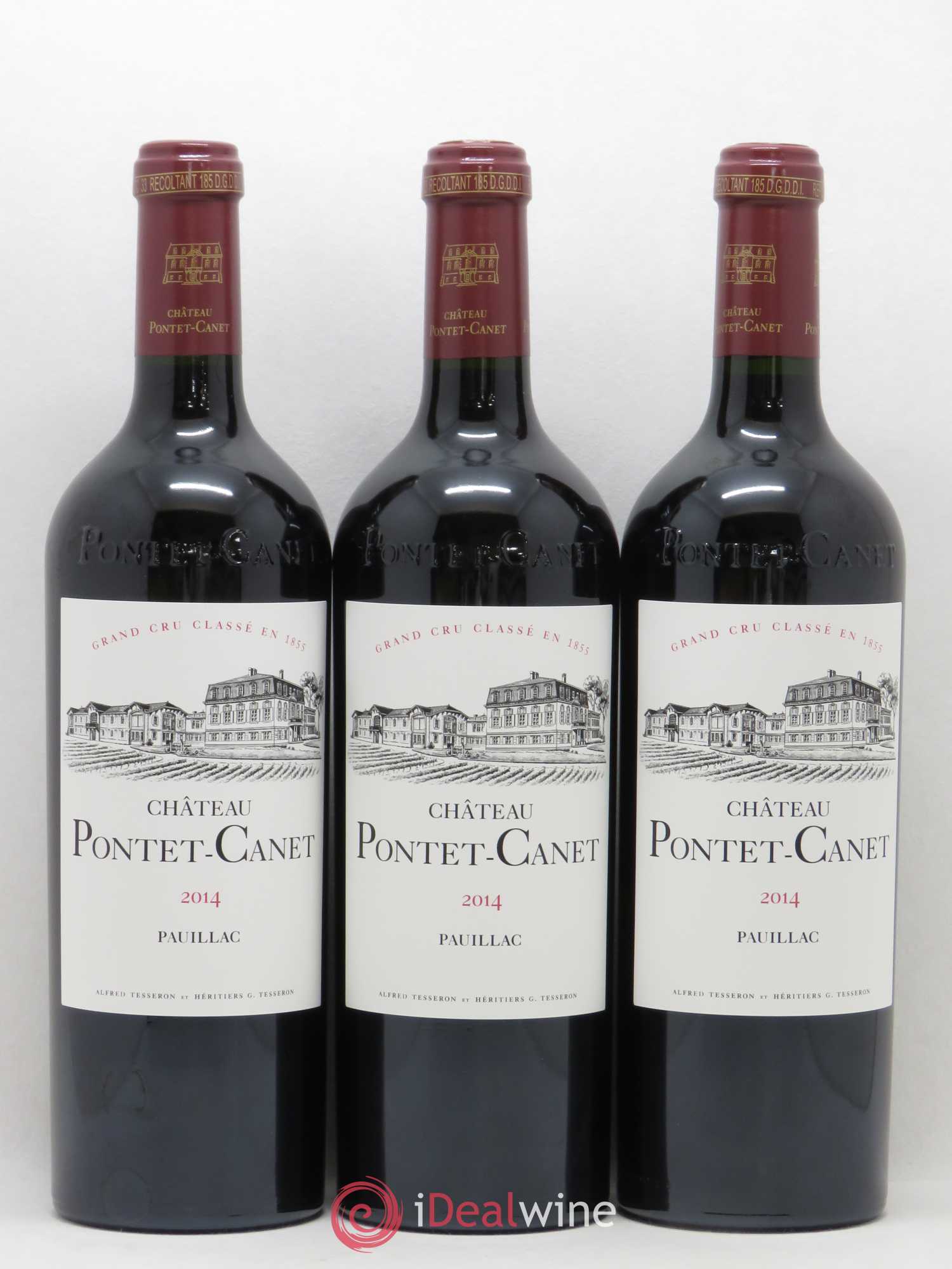 Château Pontet Canet 5ème Grand Cru Classé 2014 - Lot de 6 bouteilles - 2