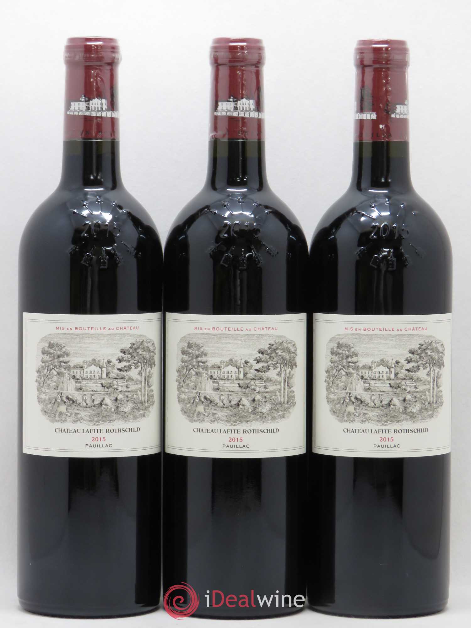 Château Lafite Rothschild 1er Grand Cru Classé 2015 - Lot de 3 bouteilles - 0