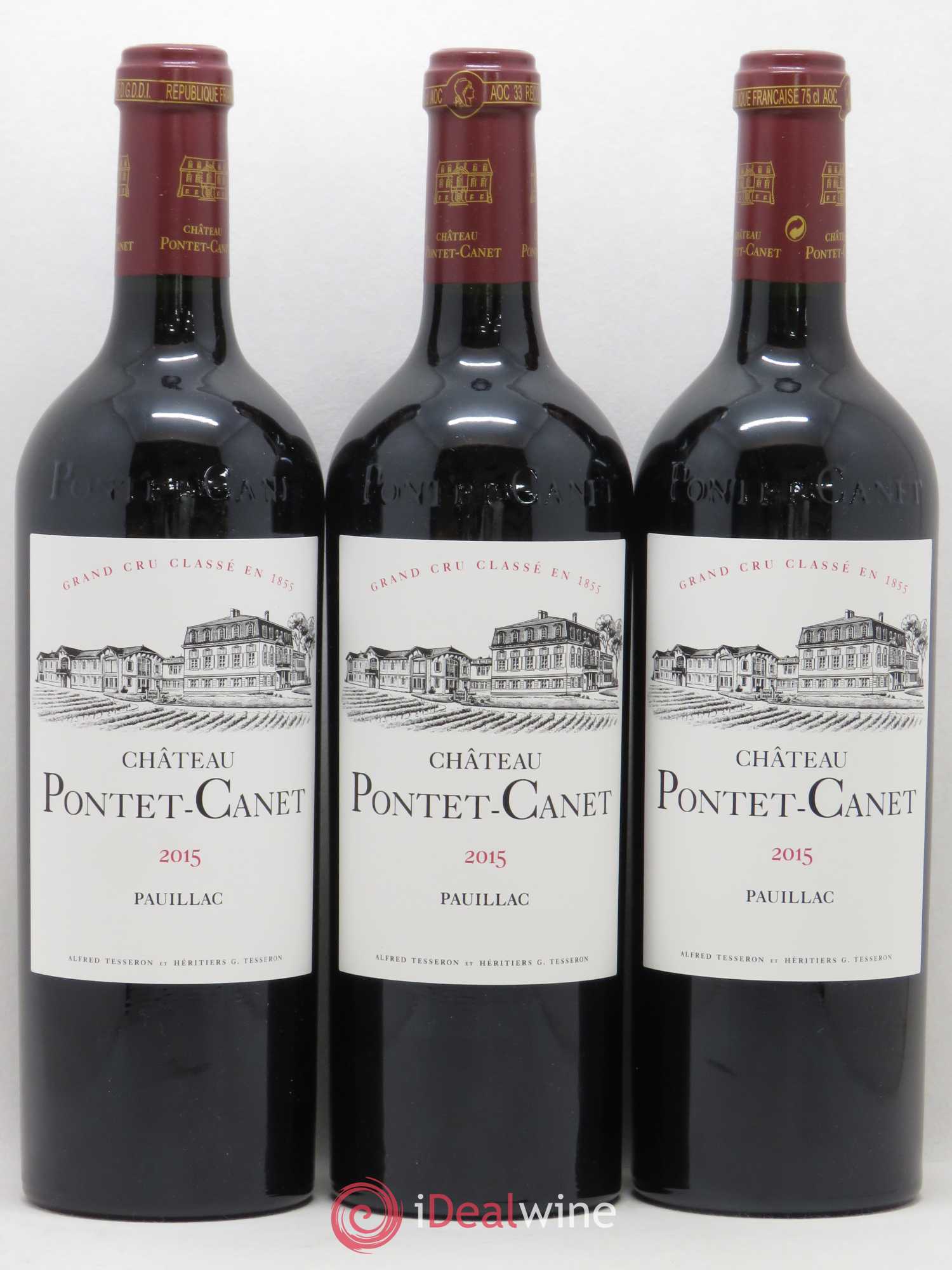 Château Pontet Canet 5ème Grand Cru Classé 2015 - Lot de 6 bouteilles - 2