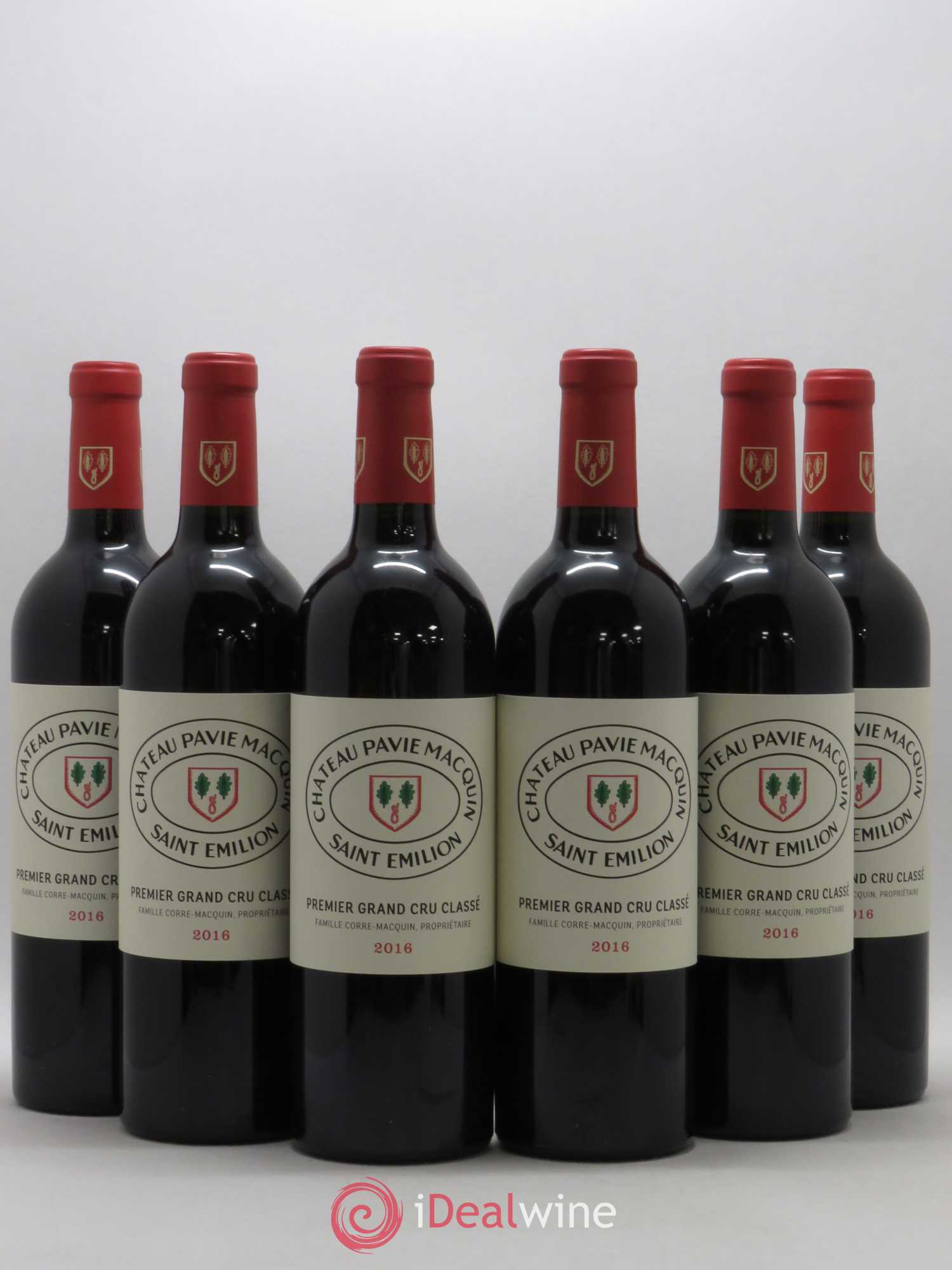 Château Pavie Macquin 1er Grand Cru Classé B 2016 - Lot de 6 bouteilles - 0