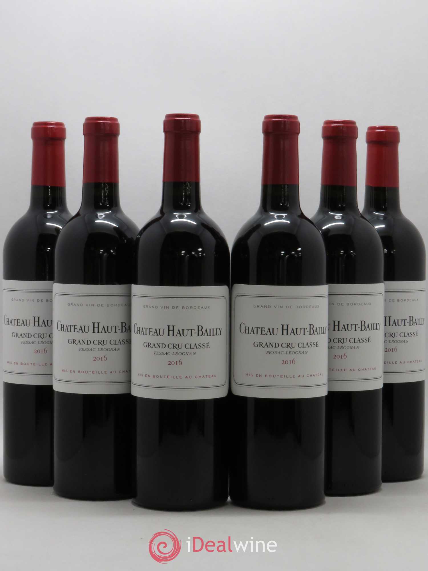 Château Haut-Bailly Cru Classé de Graves 2016 - Lot de 6 bouteilles - 0