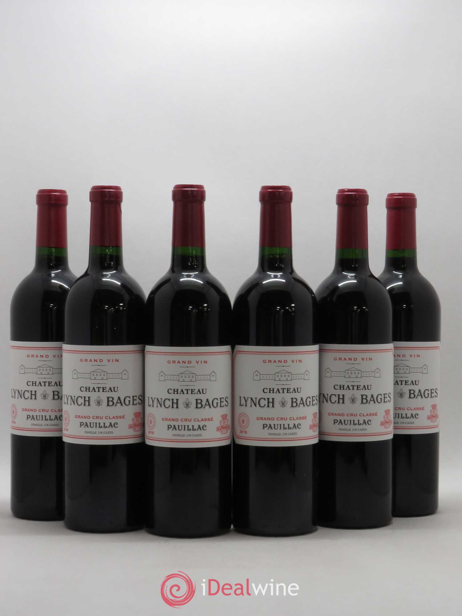 Château Lynch Bages 5ème Grand Cru Classé 2016 - Lot de 6 bouteilles - 0