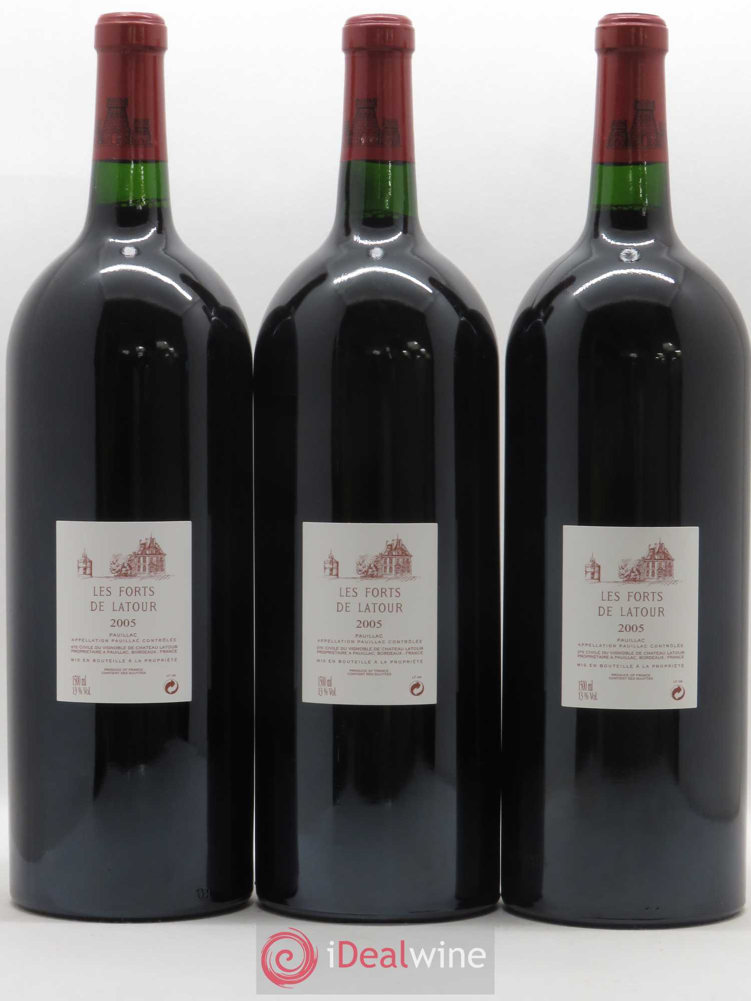 Les Forts de Latour Second Vin 2005 - Lot de 3 magnums - 1