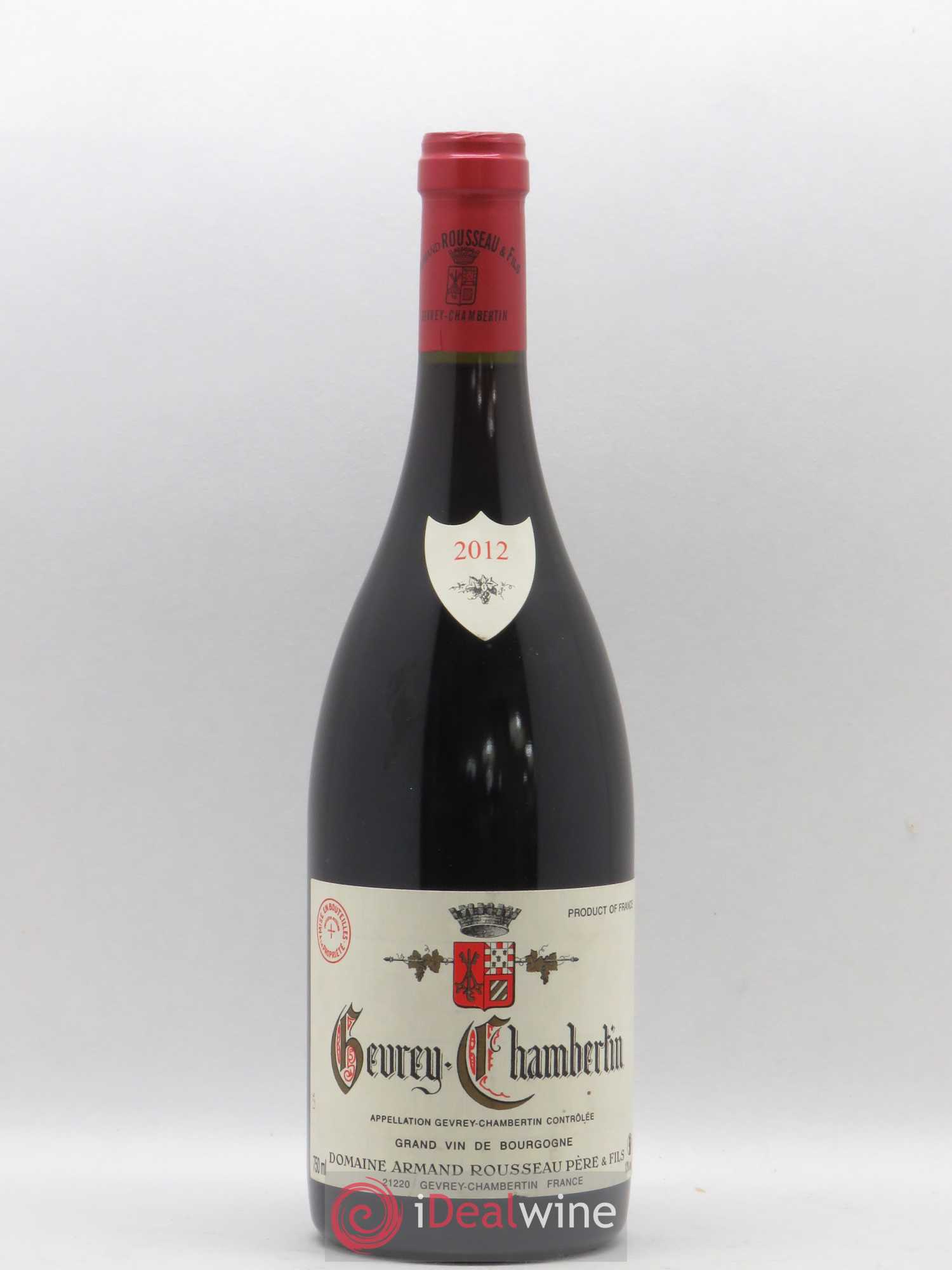 Gevrey-Chambertin Armand Rousseau (Domaine) 2012 - Lot de 1 bouteille - 0