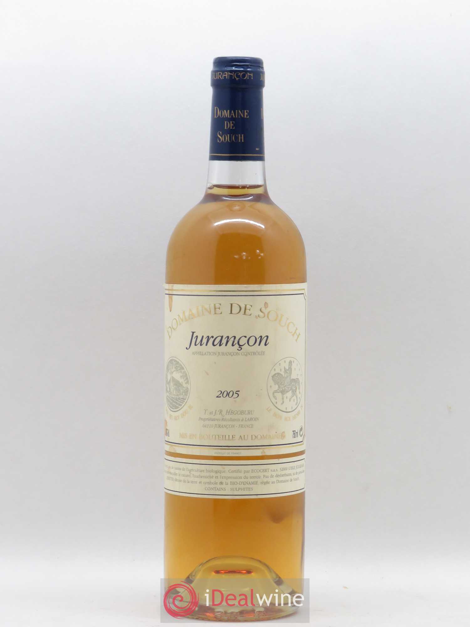 Jurançon Souch (Domaine de) 2005 - Lotto di 1 bottiglia - 0