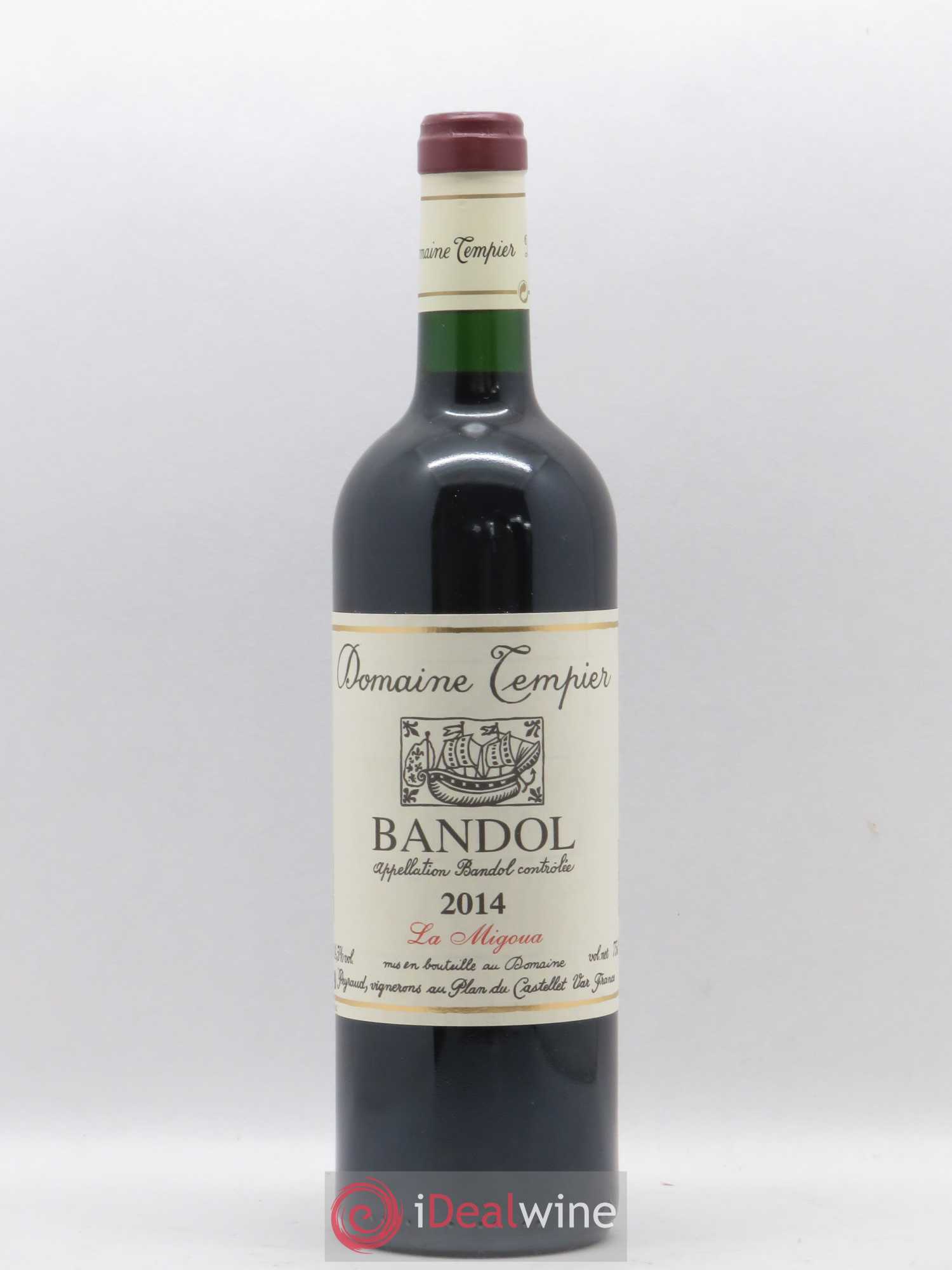 Bandol Domaine Tempier Cuvée La Migoua Famille Peyraud 2014 - Lot de 1 bouteille - 0