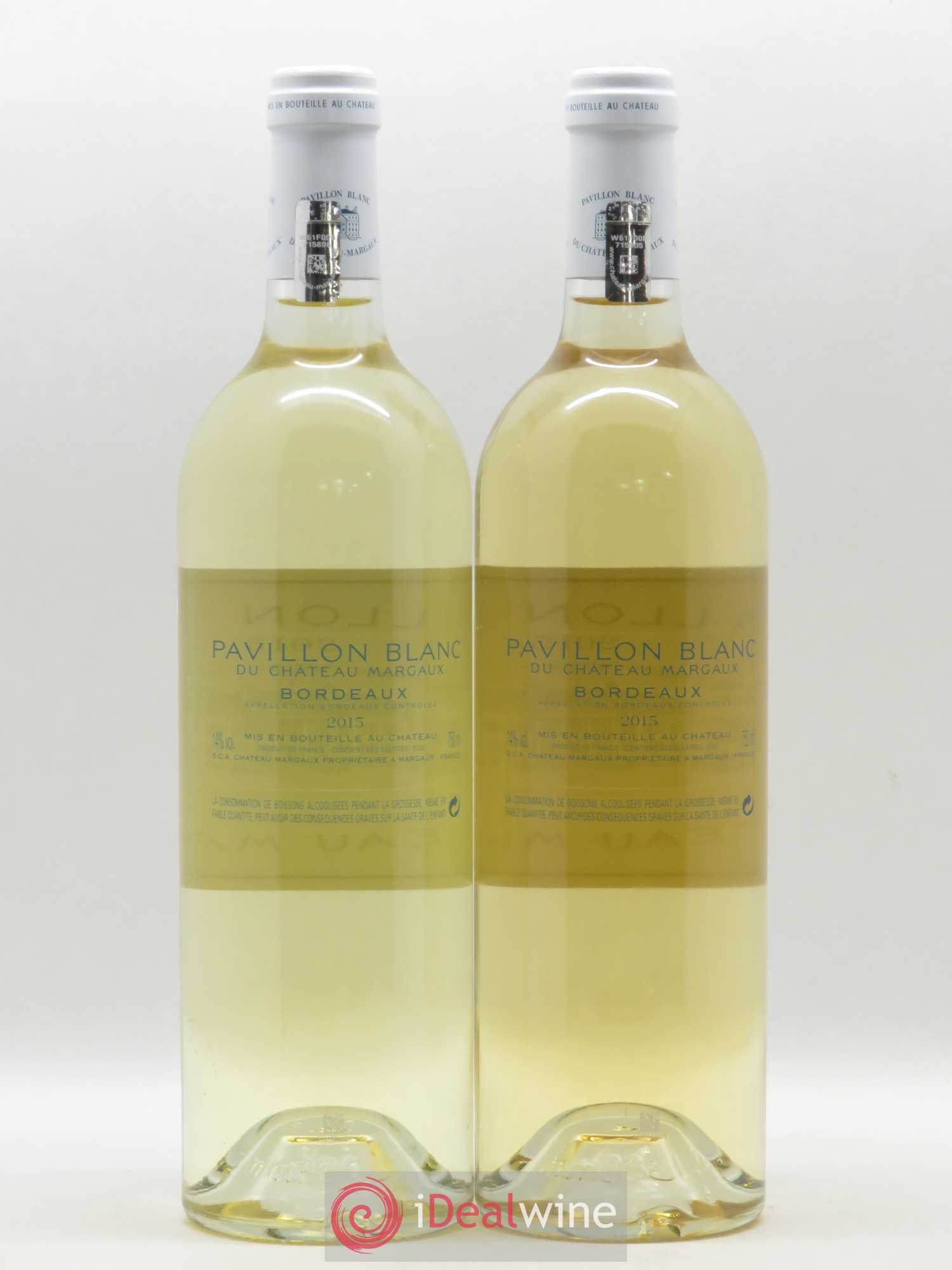 Pavillon Blanc du Château Margaux 2015 - Lot de 2 bouteilles - 1
