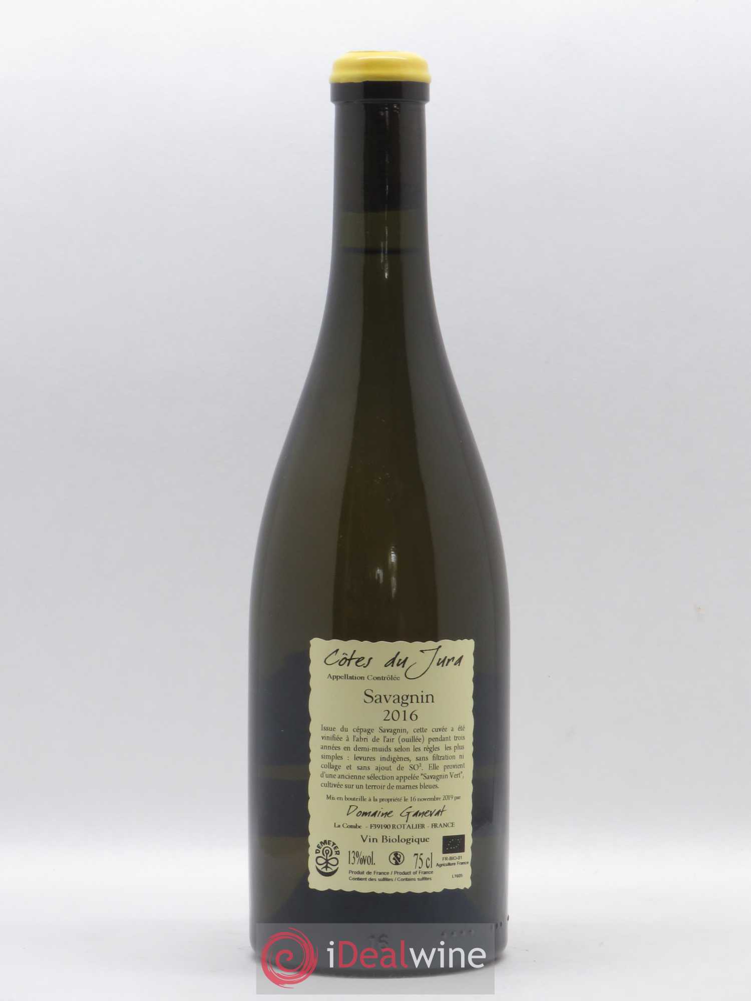 Côtes du Jura Les Chalasses Marnes Bleues Jean-François Ganevat (Domaine) 2016 - Posten von 1 Flasche - 1