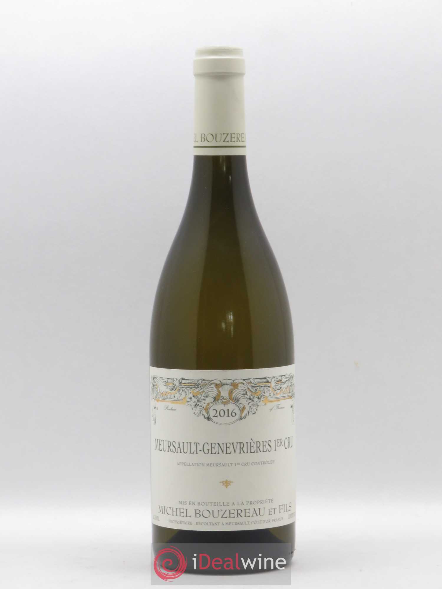 Meursault 1er Cru Les Genevrières Michel Bouzereau et Fils (Domaine) 2016 - Lot de 1 bouteille - 0