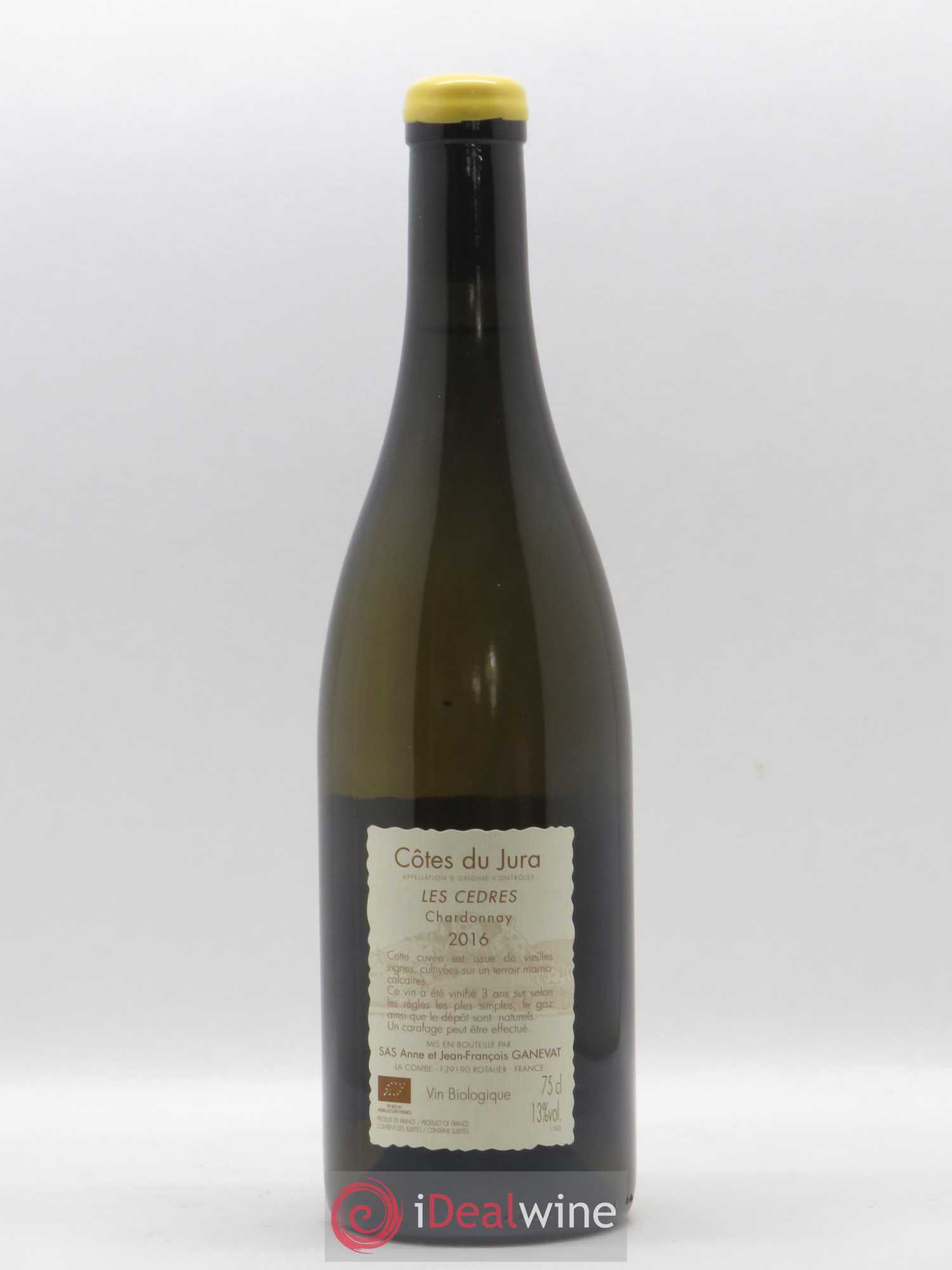 Vin de France (anciennement Côtes du Jura) Les Cèdres Anne et Jean François Ganevat 2016 - Lot de 1 bouteille - 1