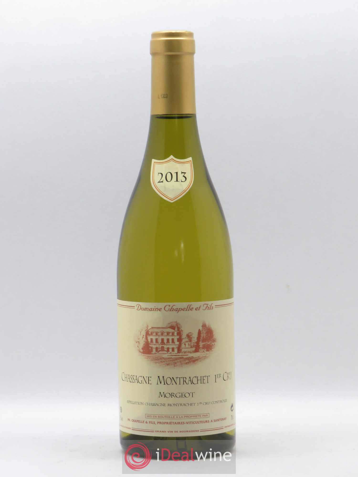 Chassagne-Montrachet 1er Cru Morgeot Chapelle et Fils 2013 - Posten von 1 Flasche - 0