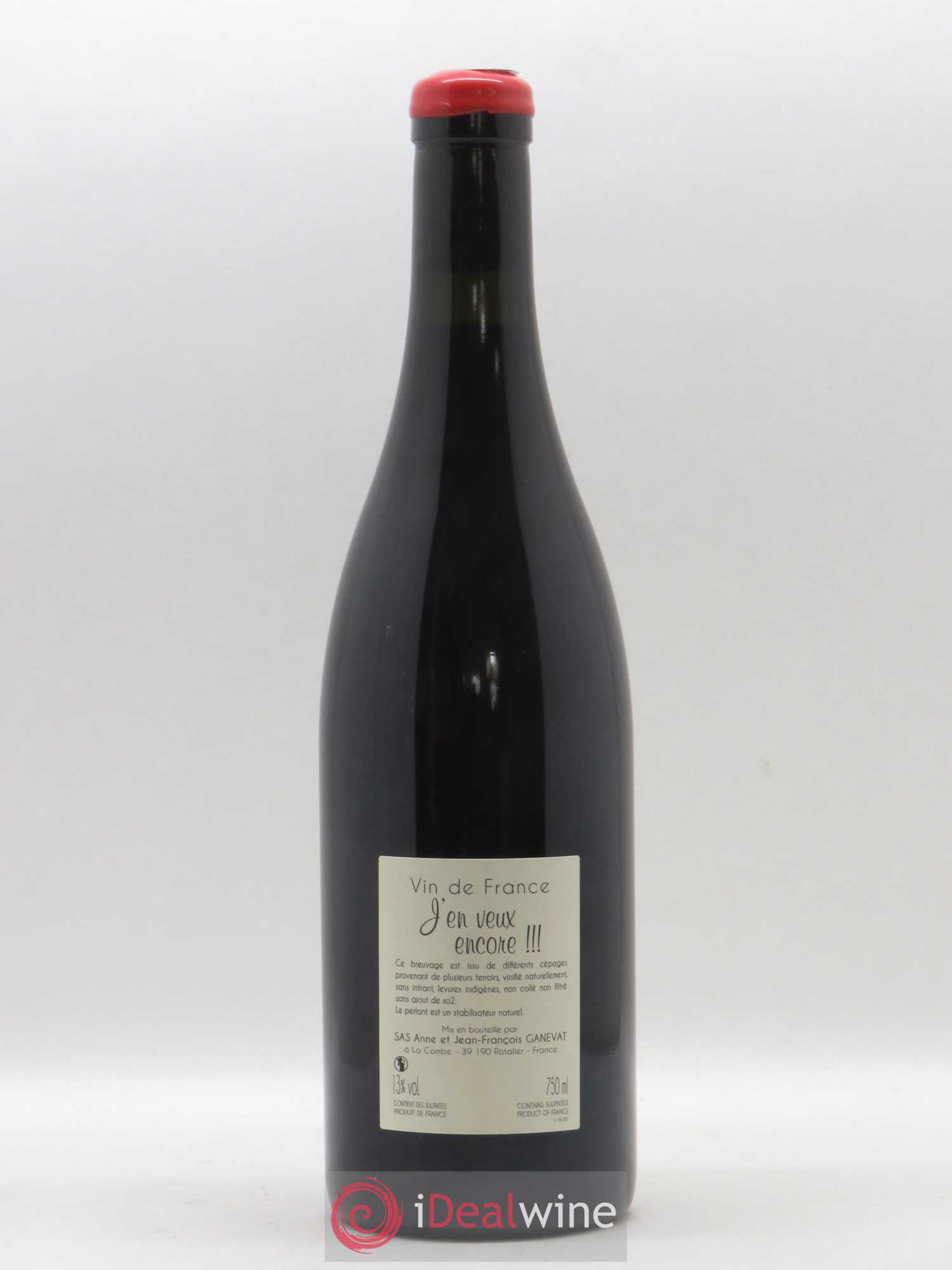 Vin de France J'en veux encore Anne et Jean François Ganevat 2018 - Lot de 1 bouteille - 1