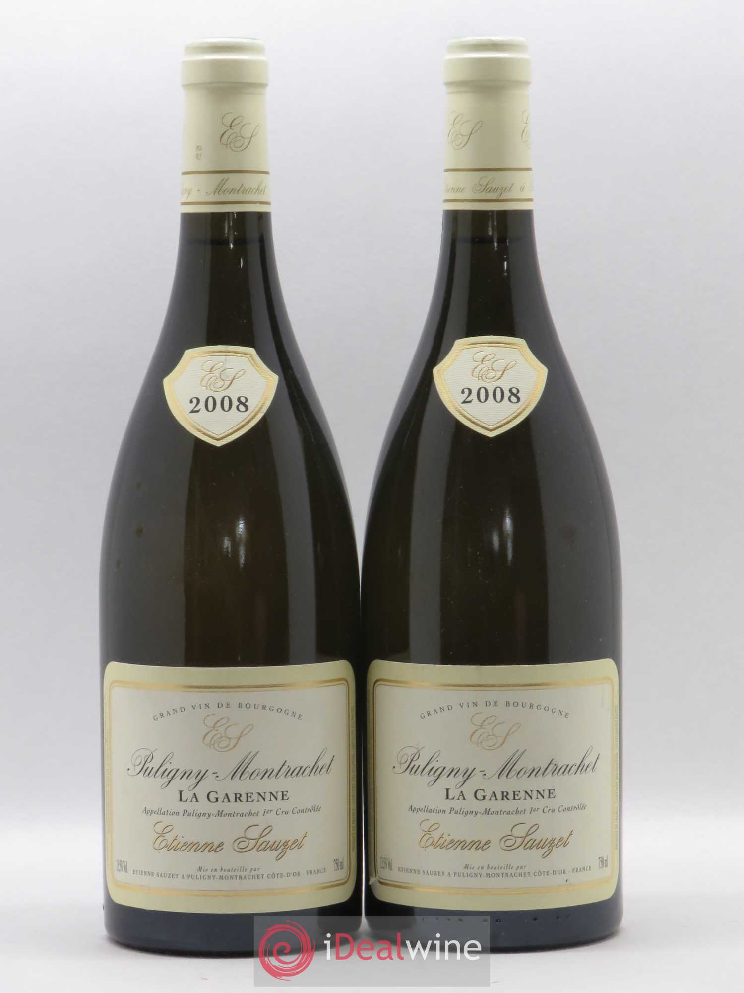 Puligny-Montrachet 1er Cru La Garenne Etienne Sauzet 2008 - Lot de 2 bouteilles - 0