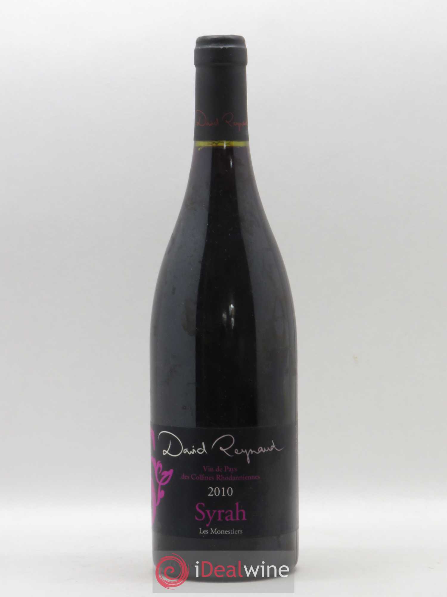 Collines Rhodaniennes Syrah Les Monestiers David Reynaud 2010 - Posten von 1 Flasche - 0