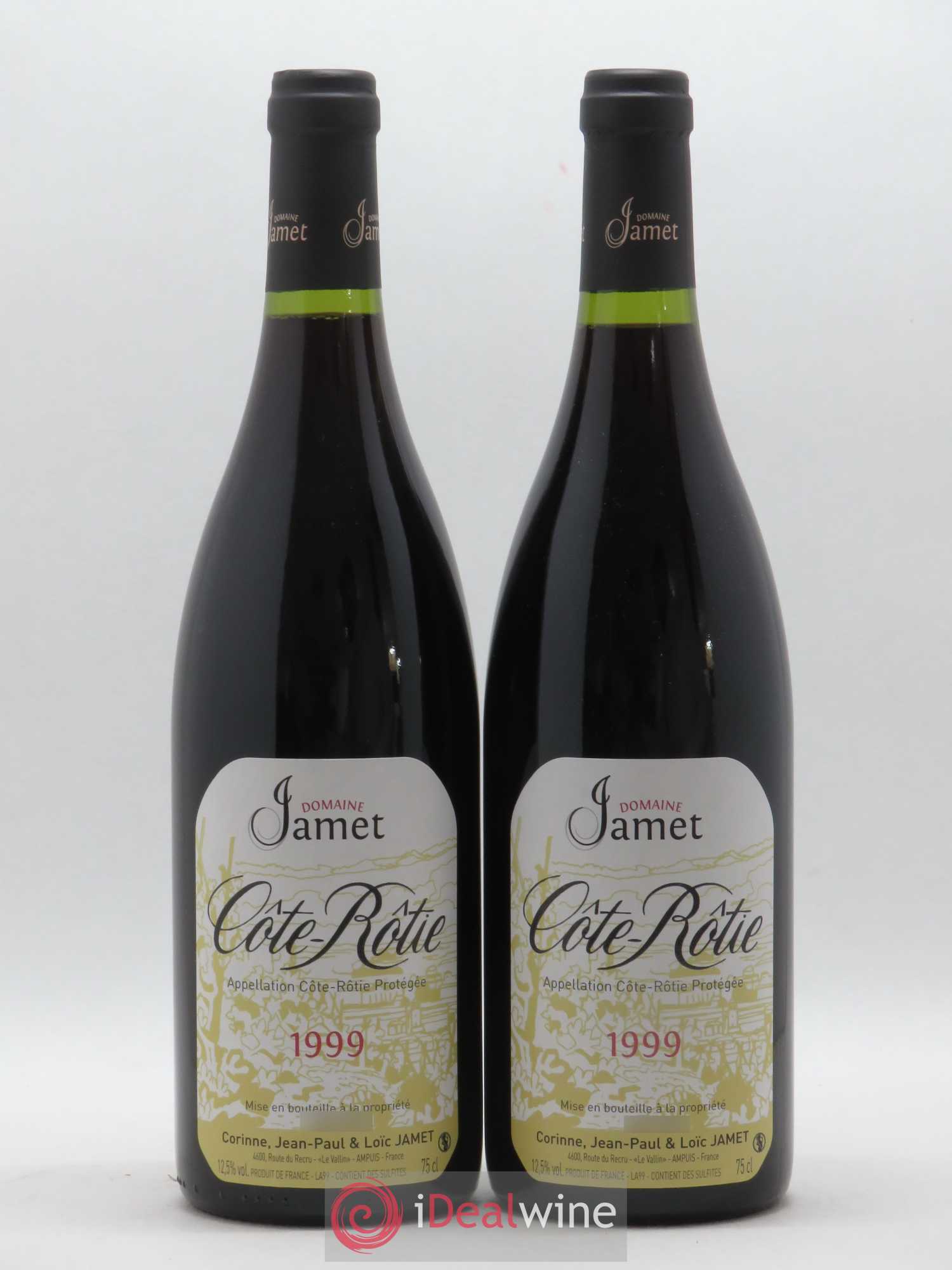 Côte-Rôtie Jamet (Domaine) 1999 - Lot de 2 bouteilles - 0