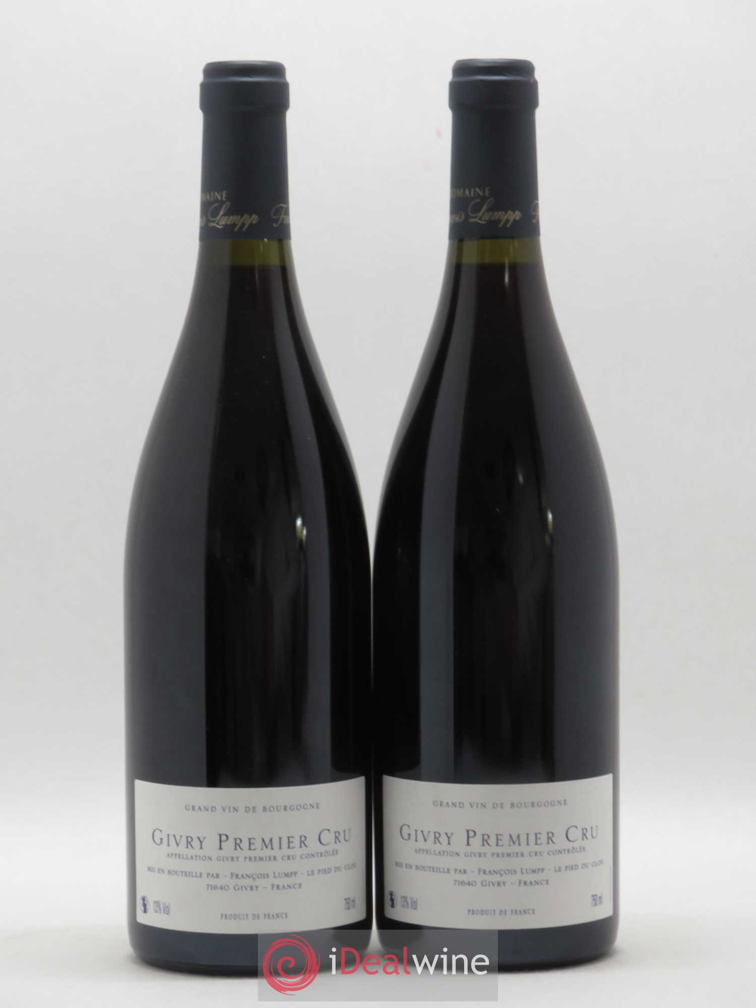 Givry 1er Cru Petit Marole François Lumpp (Domaine) 2016 - Lot de 2 bouteilles - 1