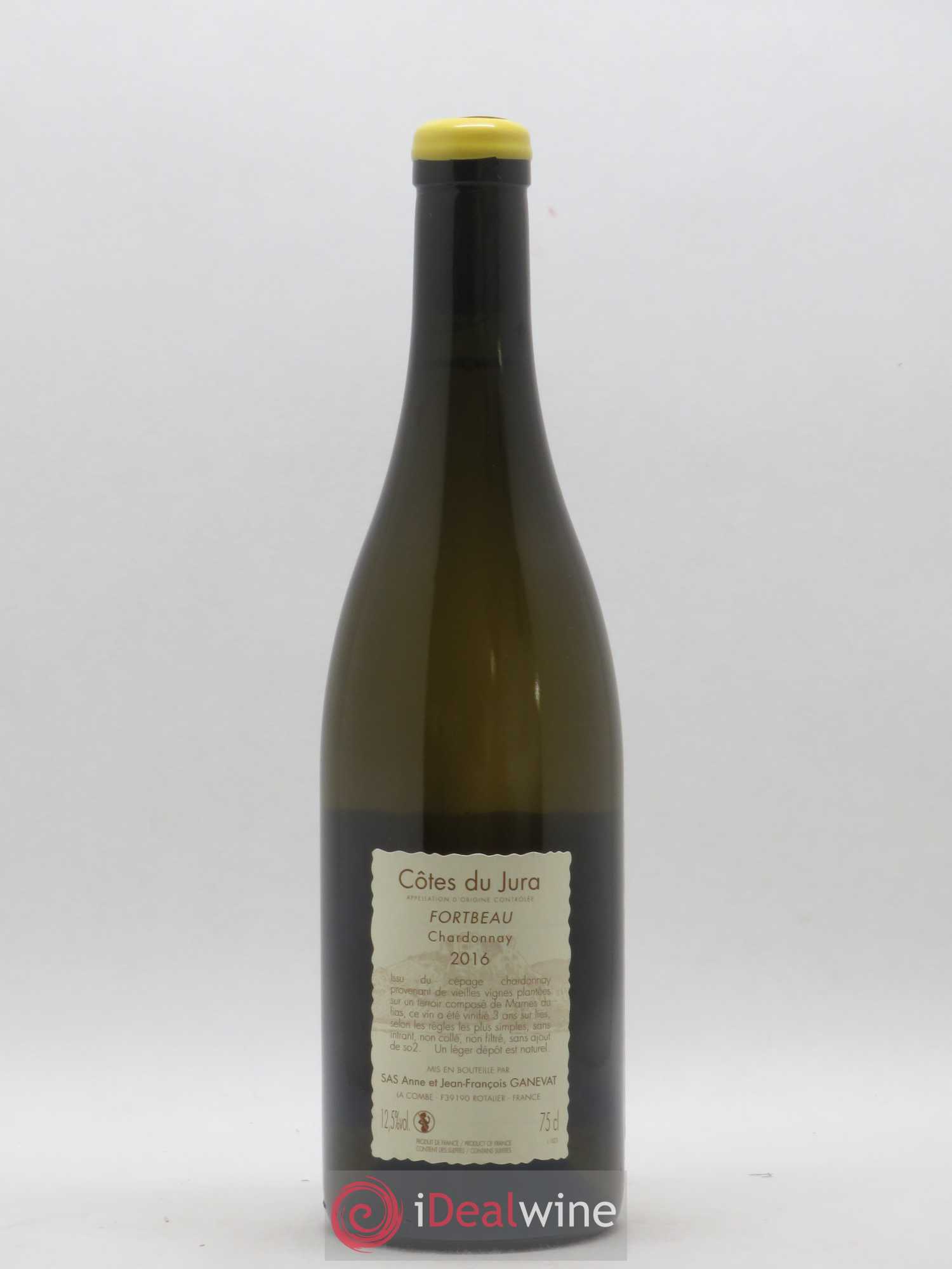 Vin de France (anciennement Côtes du Jura) Fortbeau Anne et Jean François Ganevat 2016 - Lot de 1 bouteille - 1
