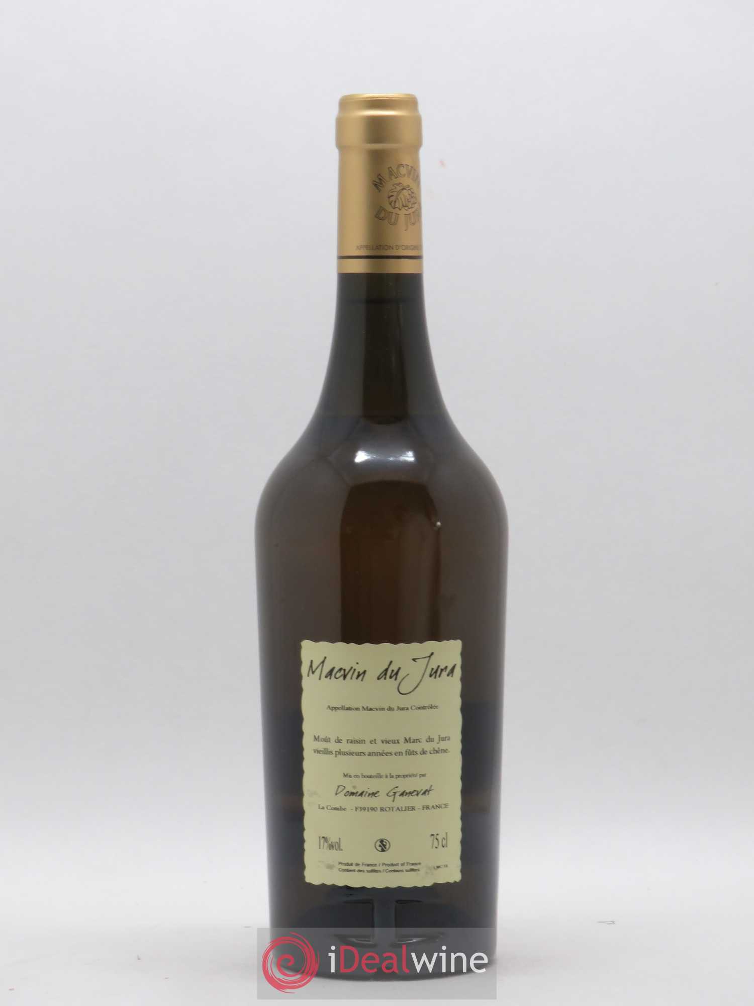 Côtes du Jura Vieux Macvin du Jura Jean-François Ganevat (Domaine) 2018 - Lot de 1 bouteille - 1