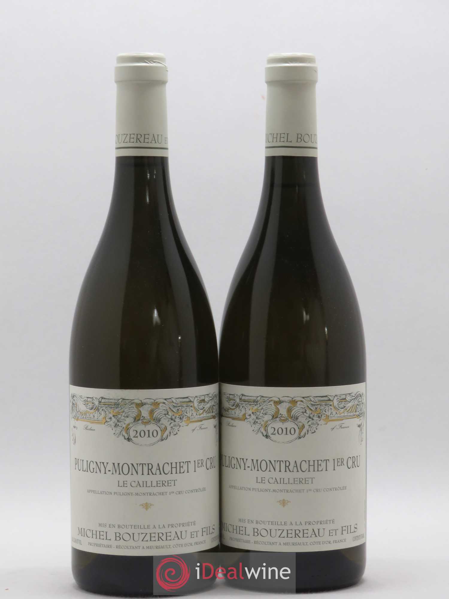 Puligny-Montrachet 1er Cru Le Cailleret Michel Bouzereau et Fils (Domaine) 2010 - Lot de 2 bouteilles - 0