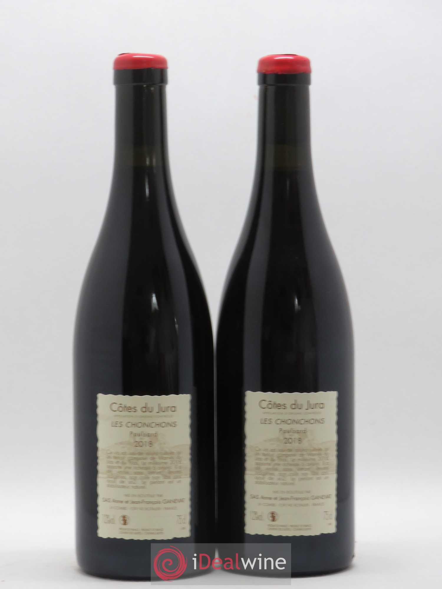 Côtes du Jura Les Chonchons Anne et Jean François Ganevat 2018 - Lot de 2 bouteilles - 1