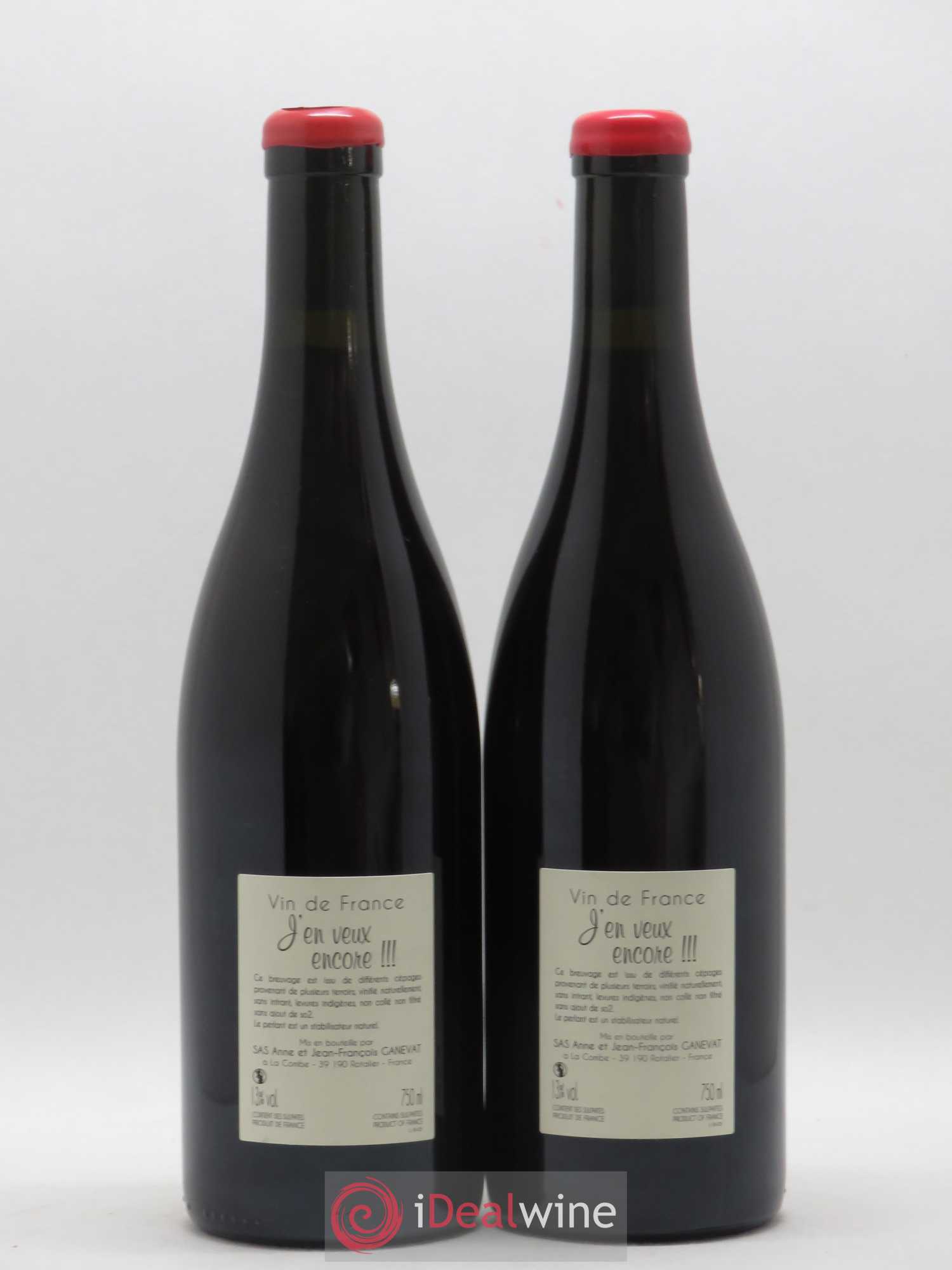 Vin de France J'en veux encore Anne et Jean François Ganevat 2018 - Lot de 2 bouteilles - 1