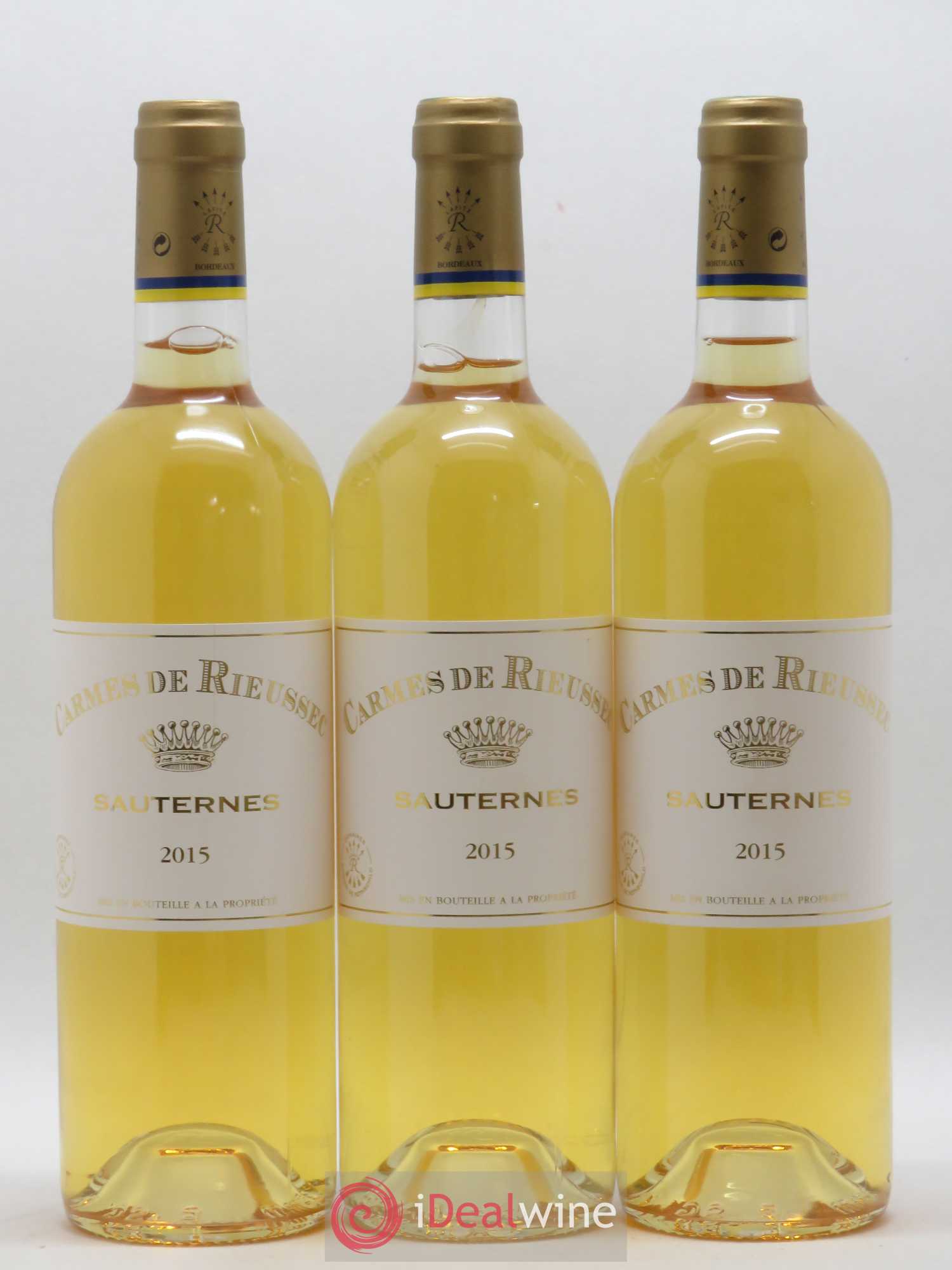 Carmes de Rieussec 2015 - Posten von 3 Flaschen - 0