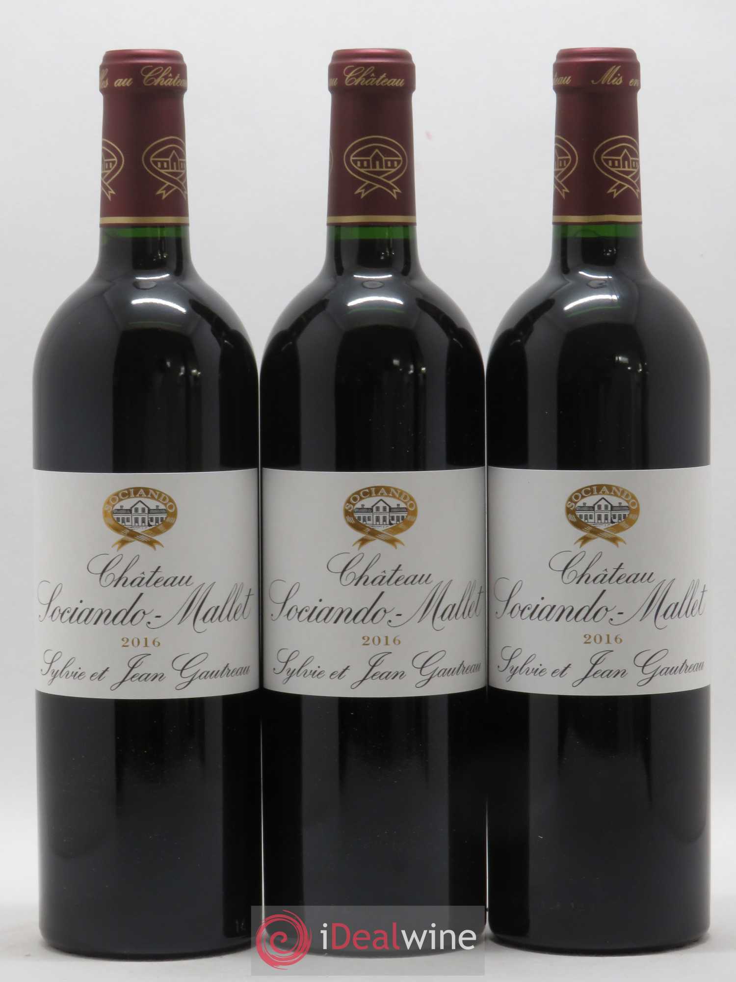 Château Sociando Mallet 2016 - Lot de 6 bouteilles - 2