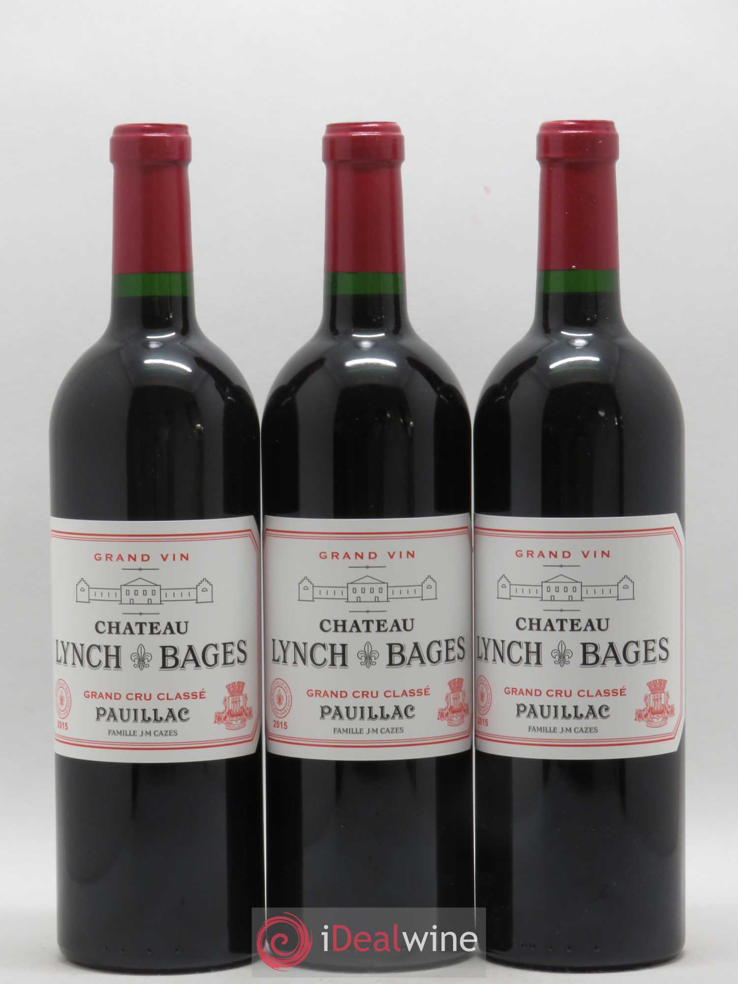 Château Lynch Bages 5ème Grand Cru Classé 2015 - Lot de 12 bouteilles - 1