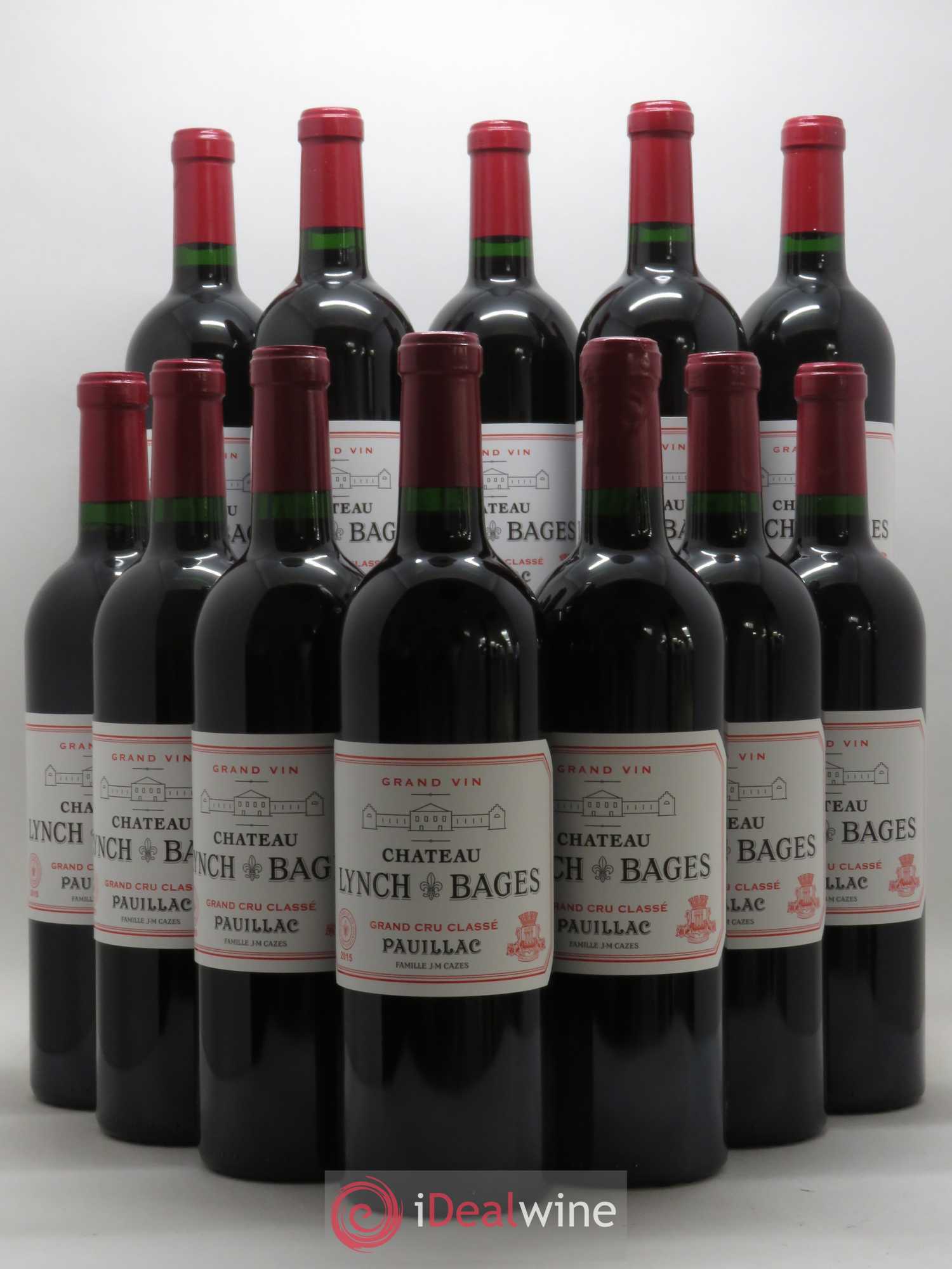 Château Lynch Bages 5ème Grand Cru Classé 2015 - Lot de 12 bouteilles - 0