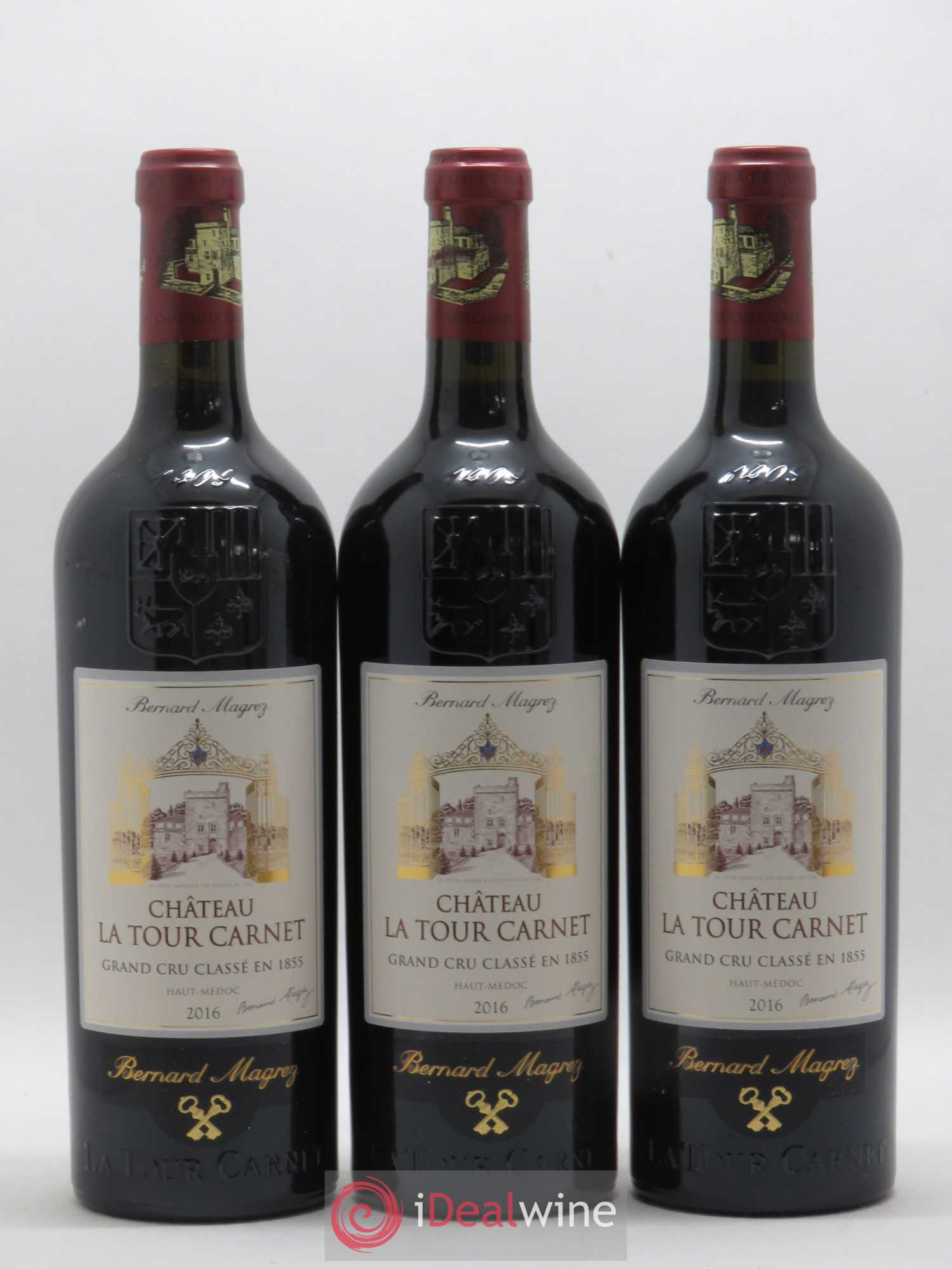 Château la Tour Carnet 4ème Grand Cru Classé 2016 - Lot de 6 bouteilles - 2