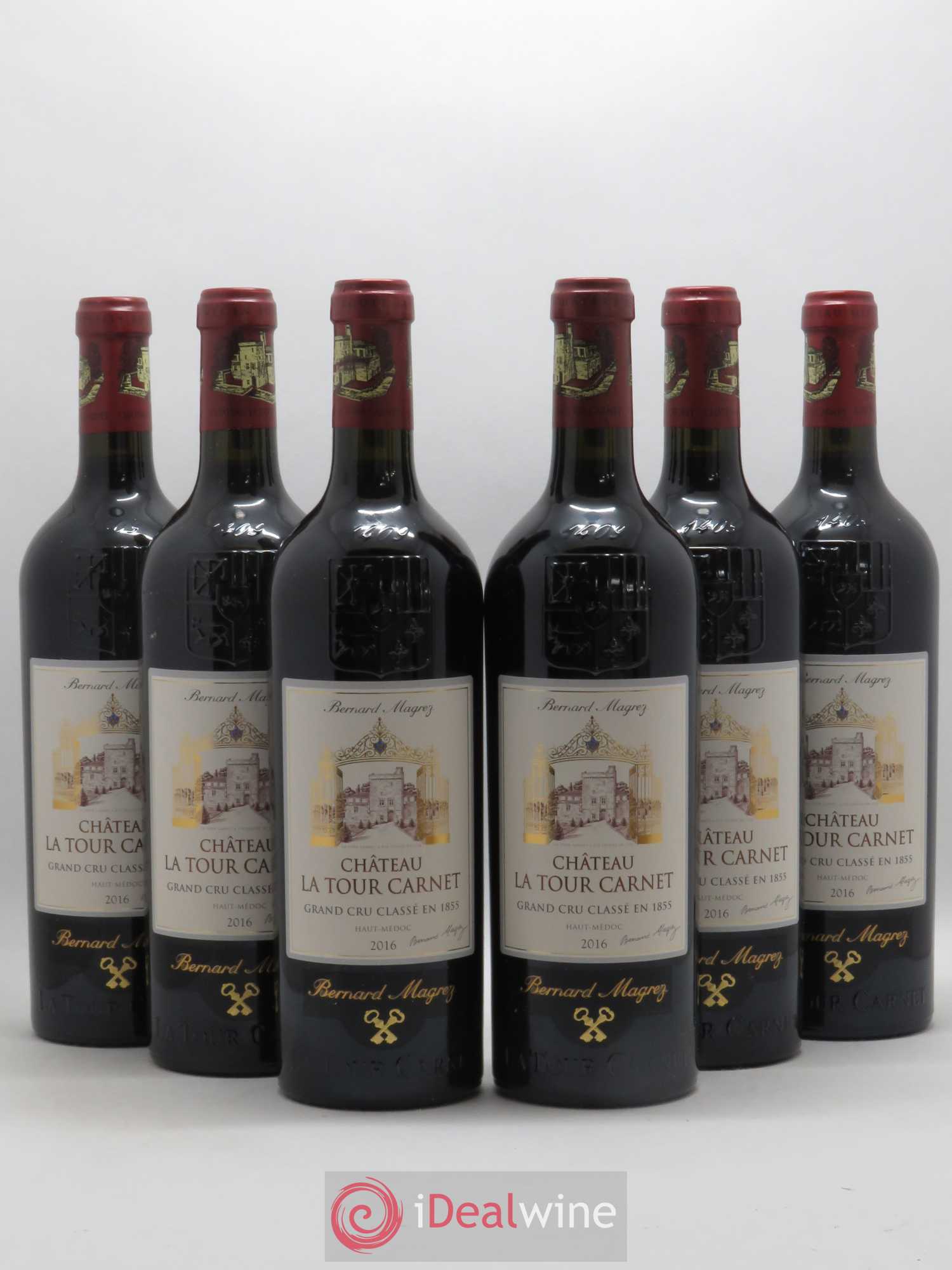Château la Tour Carnet 4ème Grand Cru Classé 2016 - Lot de 6 bouteilles - 0