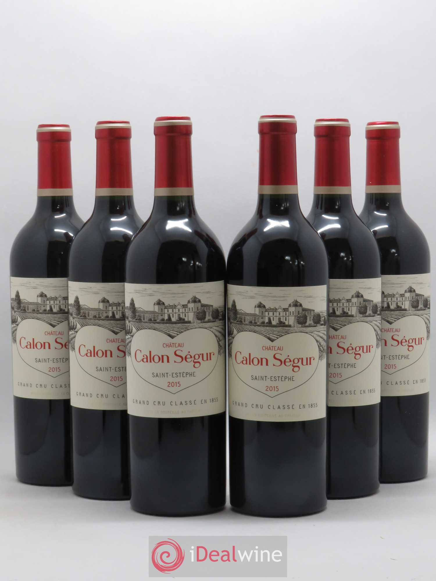 Château Calon Ségur 3ème Grand Cru Classé 2015 - Lot de 6 bouteilles - 0