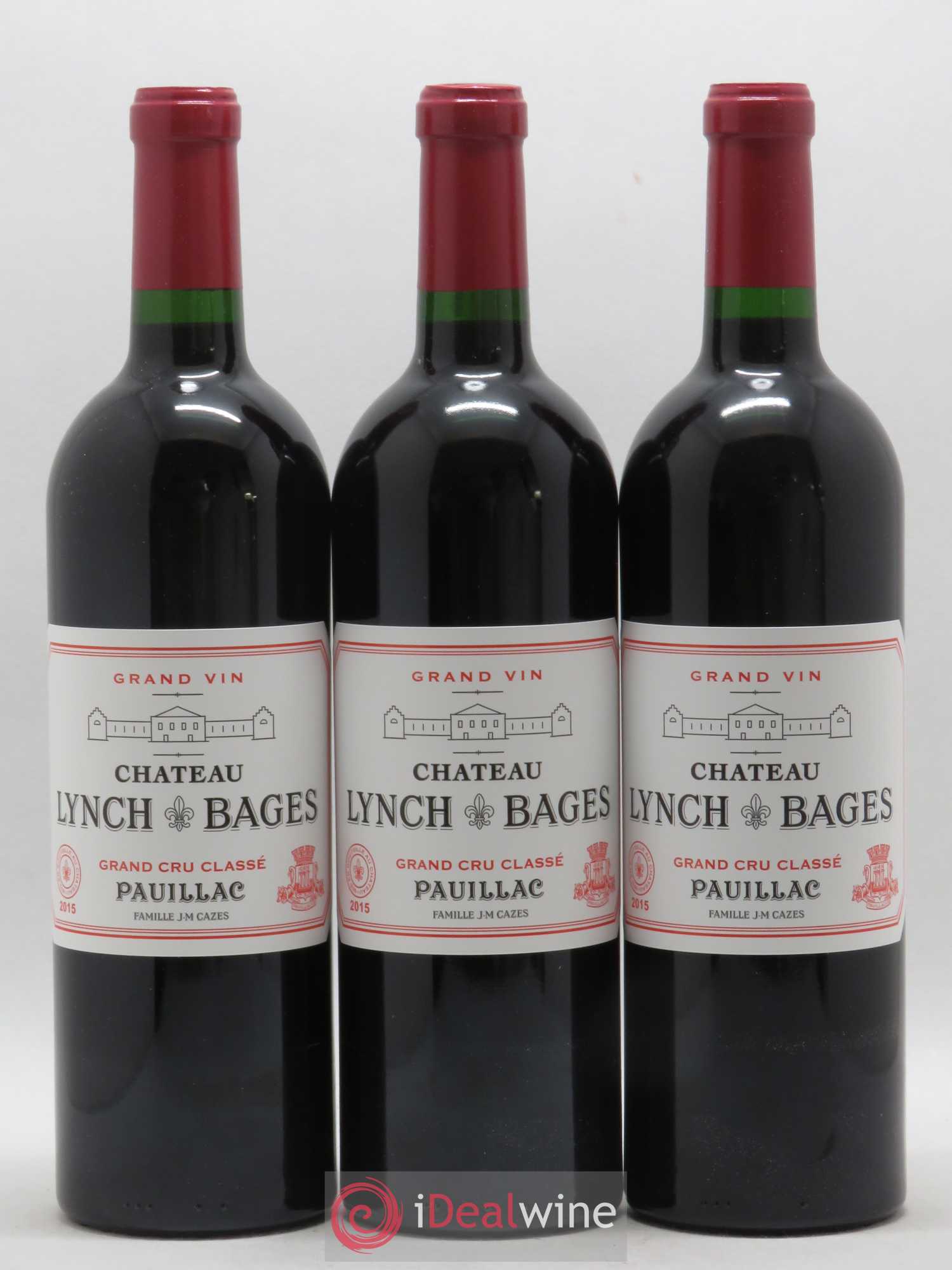 Château Lynch Bages 5ème Grand Cru Classé 2015 - Lot de 6 bouteilles - 1