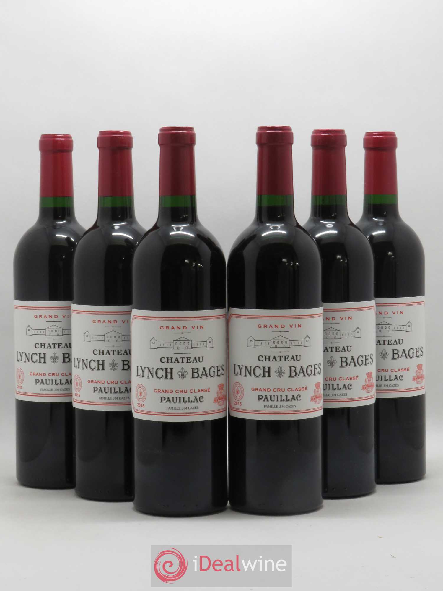 Château Lynch Bages 5ème Grand Cru Classé 2015 - Lot de 6 bouteilles - 0