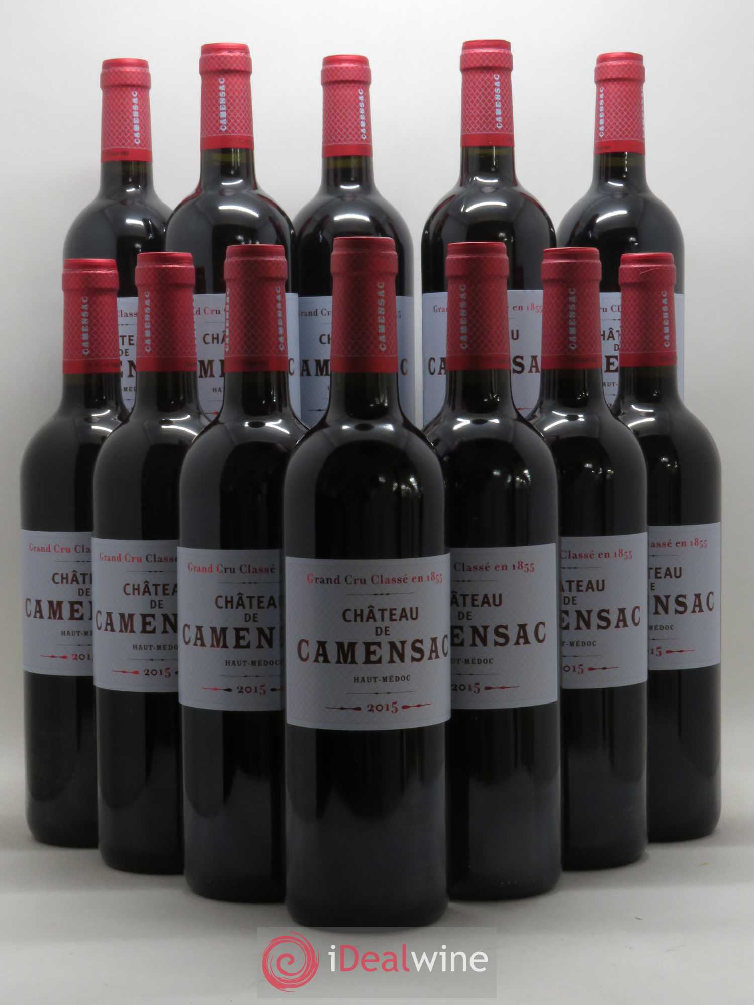 Château Camensac 5ème Grand Cru Classé 2015 - Lot de 12 bouteilles - 0
