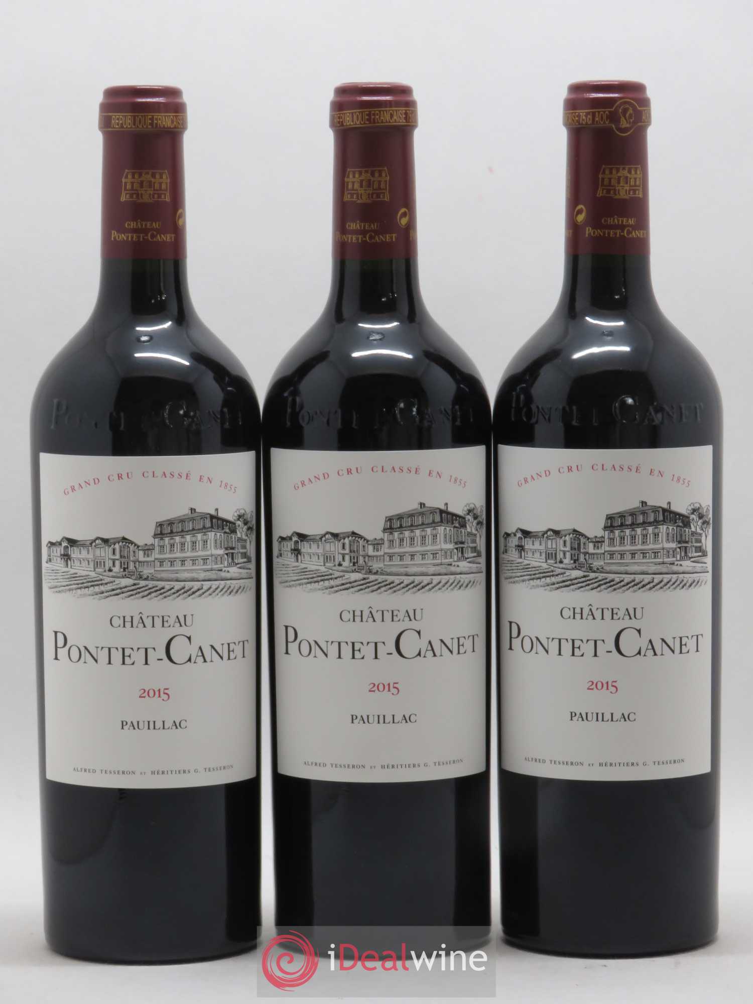 Château Pontet Canet 5ème Grand Cru Classé 2015 - Lot de 6 bouteilles - 2