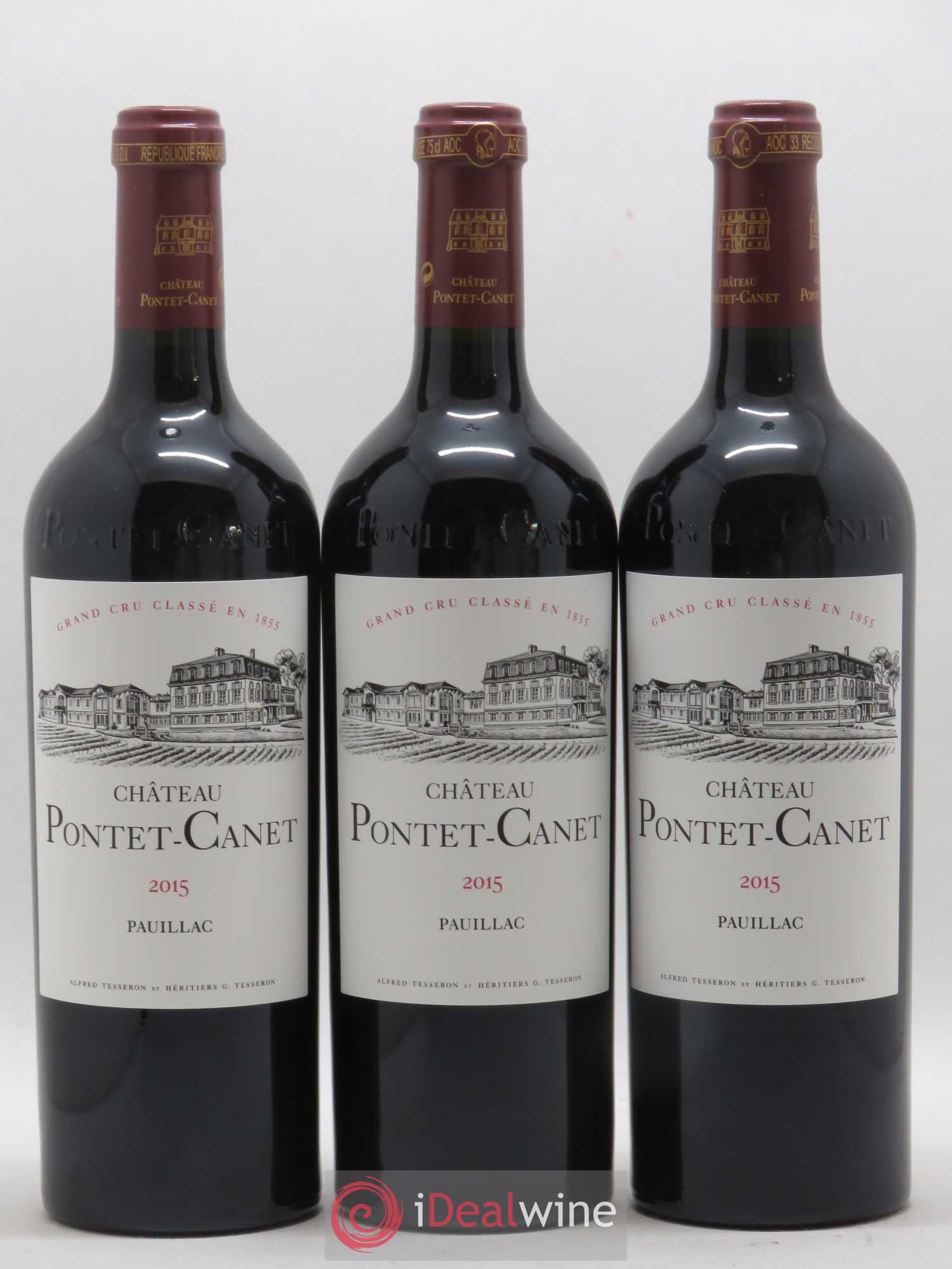 Château Pontet Canet 5ème Grand Cru Classé 2015 - Lot de 6 bouteilles - 2