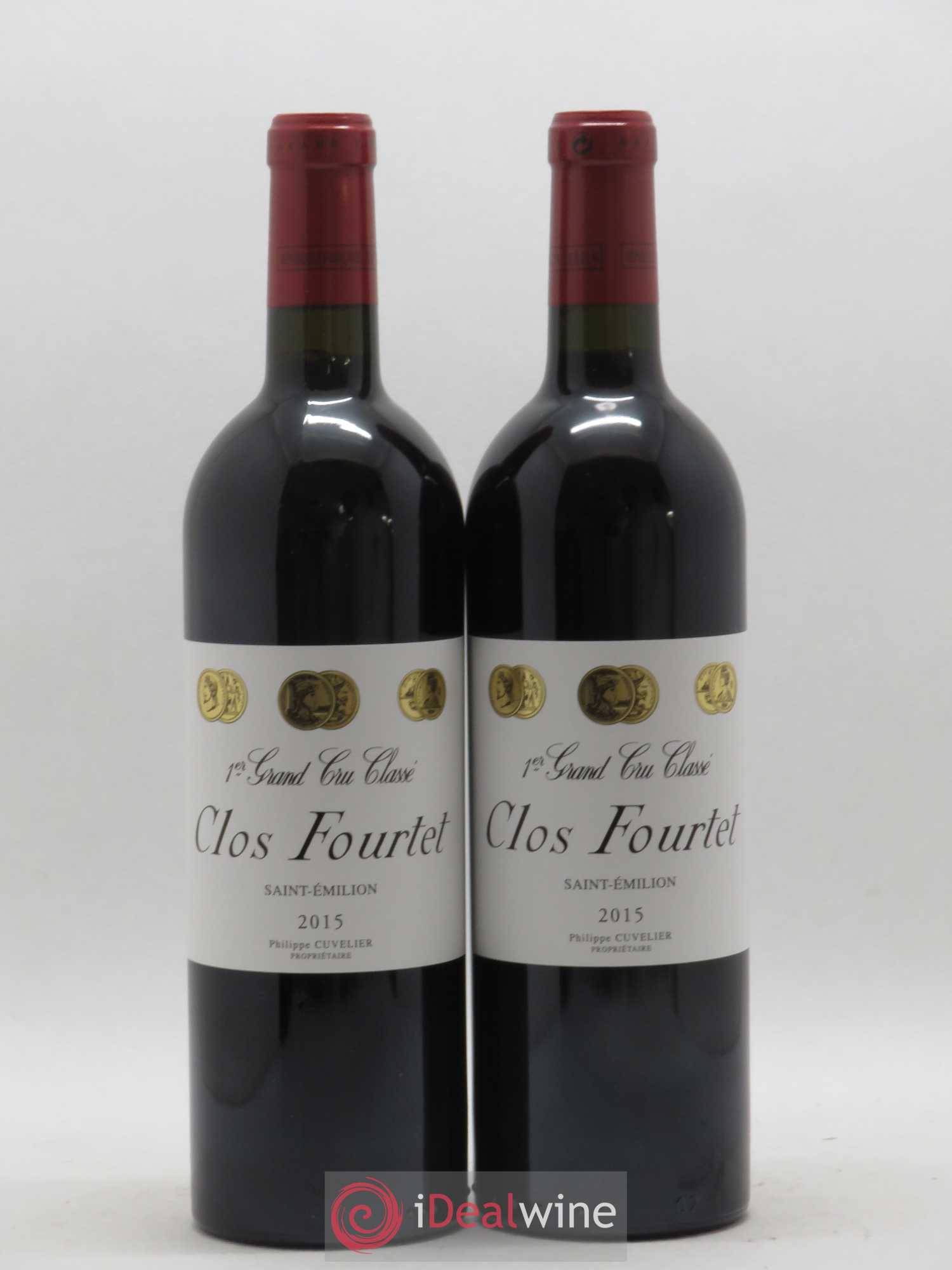 Clos Fourtet 1er Grand Cru Classé B 2015 - Lot de 2 bouteilles - 0