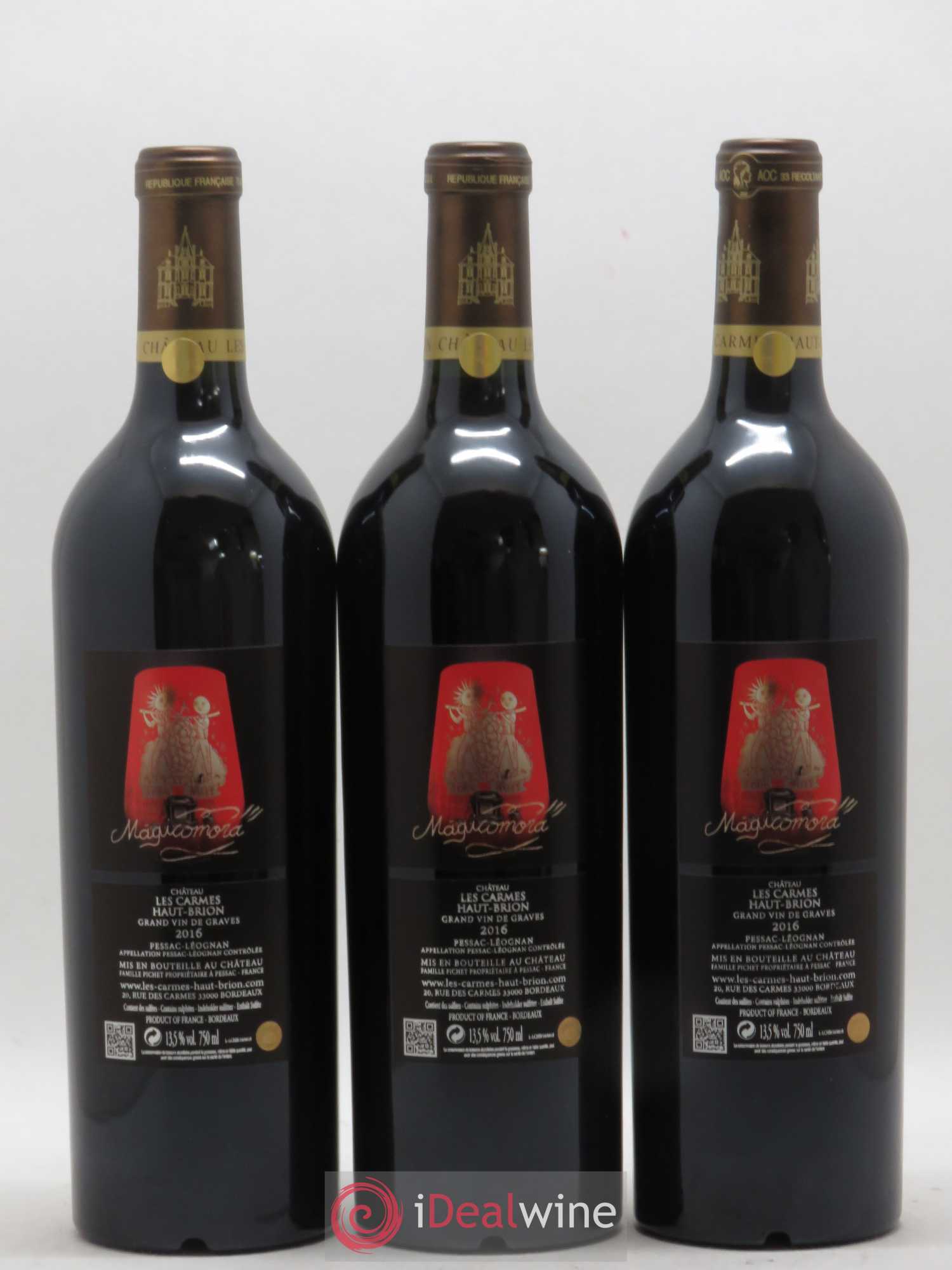 Château Les Carmes Haut-Brion 2016 - Lot de 6 bouteilles - 2
