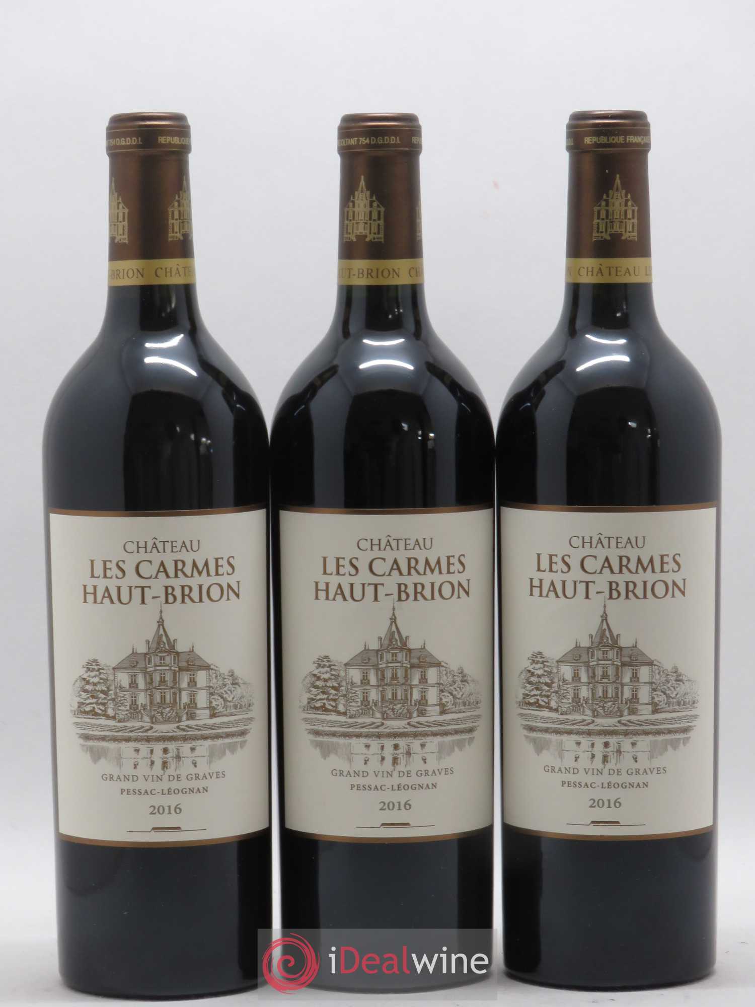 Château Les Carmes Haut-Brion 2016 - Lot de 6 bouteilles - 3
