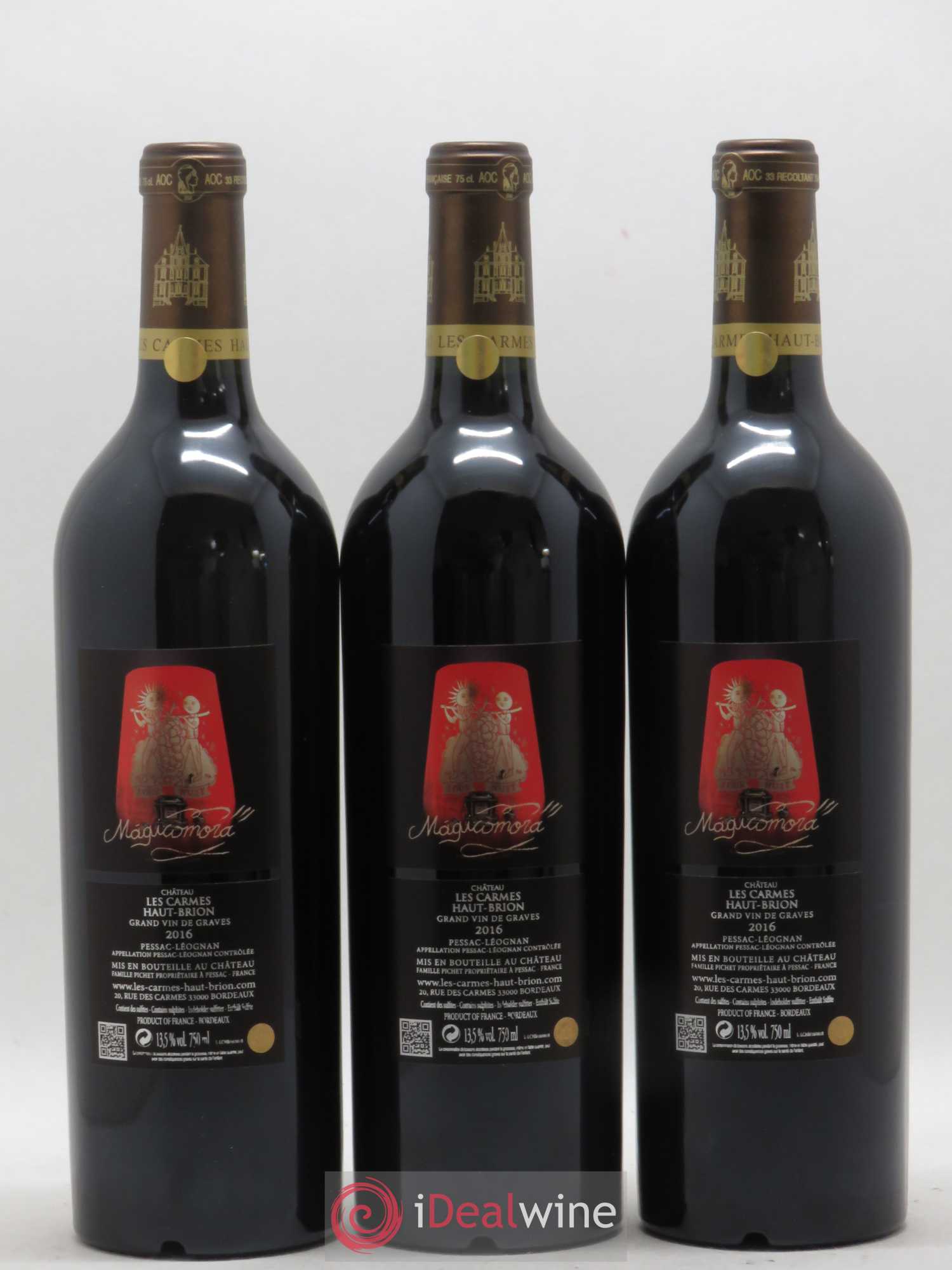 Château Les Carmes Haut-Brion 2016 - Lot de 6 bouteilles - 4