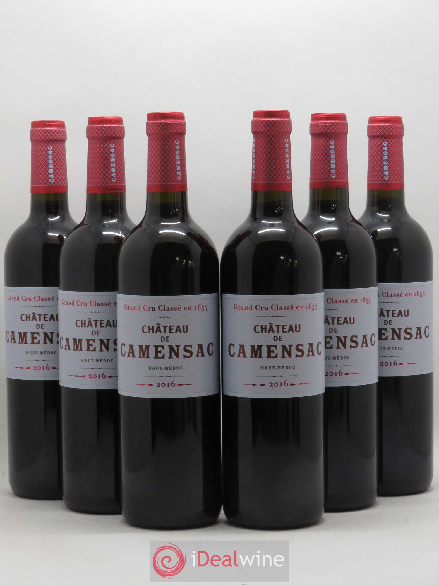 Château Camensac 5ème Grand Cru Classé 2016 - Lot de 6 bouteilles - 0