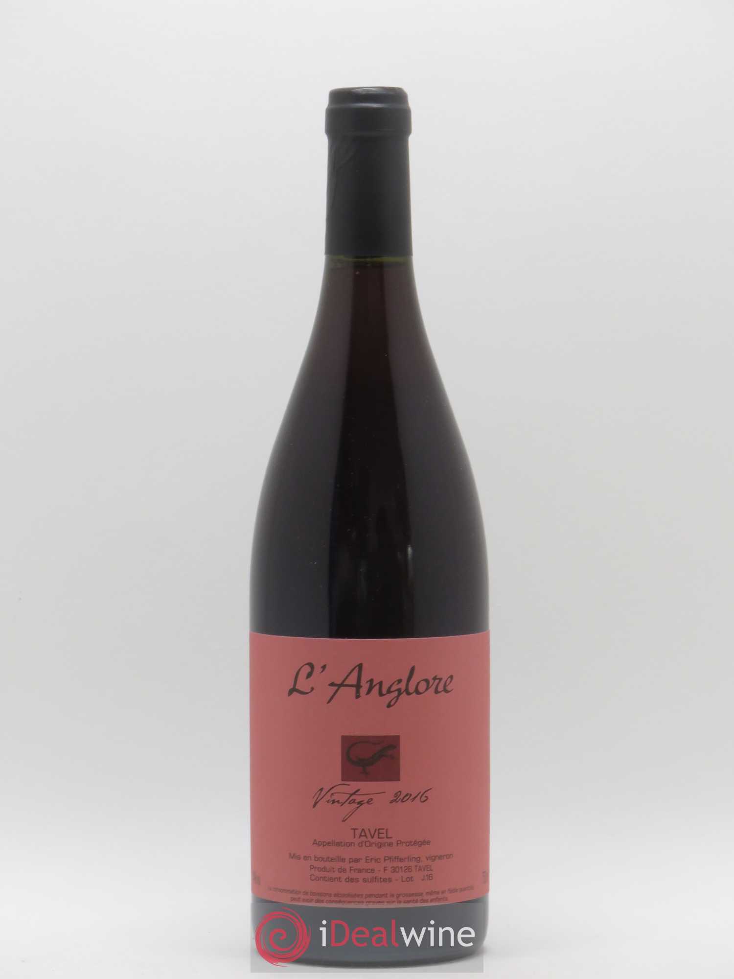 Tavel Vintage L'Anglore 2016 - Lot de 1 bouteille - 0