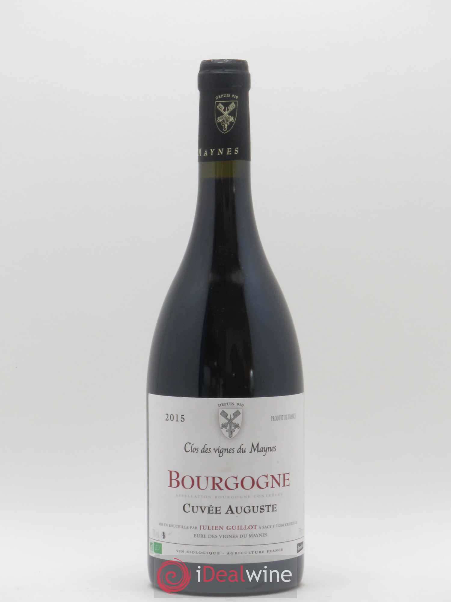 Bourgogne Cuvée Auguste Les Vignes du Maynes 2015 - Lot de 1 bouteille - 0