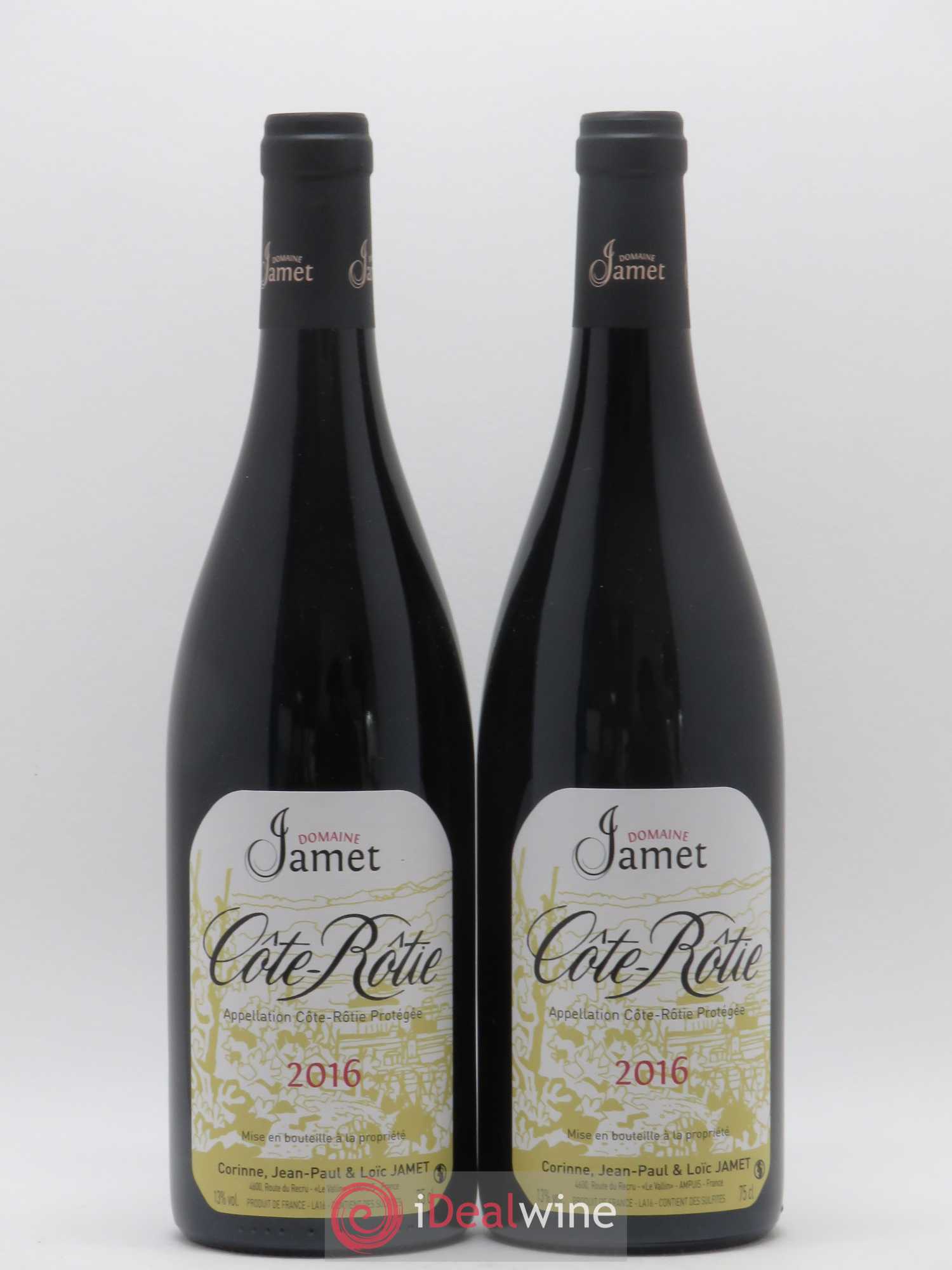Côte-Rôtie Jamet (Domaine) 2016 - Lot de 2 bouteilles - 0