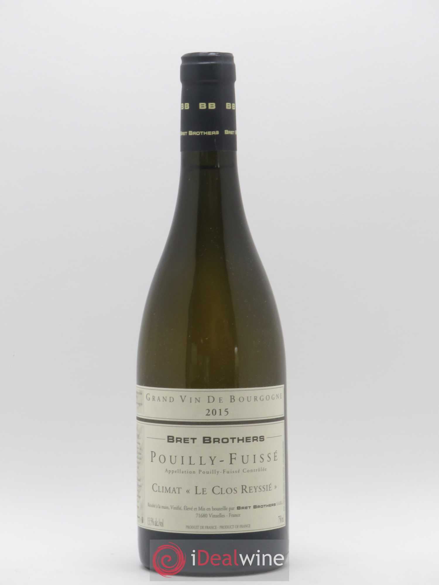 Pouilly-Fuissé Le Clos Reyssié Bret Brothers 2015 - Lot de 1 bouteille - 0