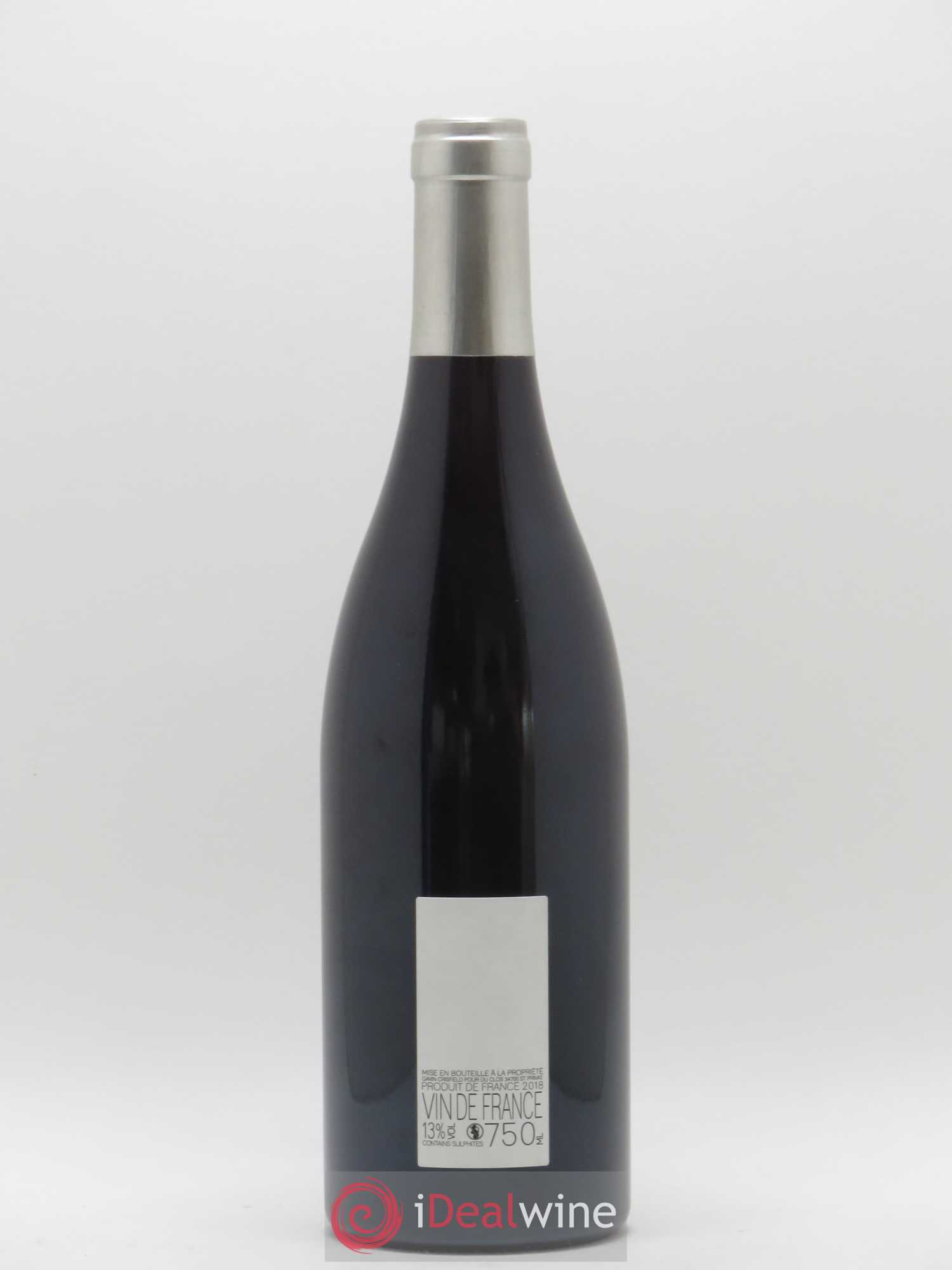 Vin de France Gavin Crisfield 2018 - Lot de 1 bouteille - 1