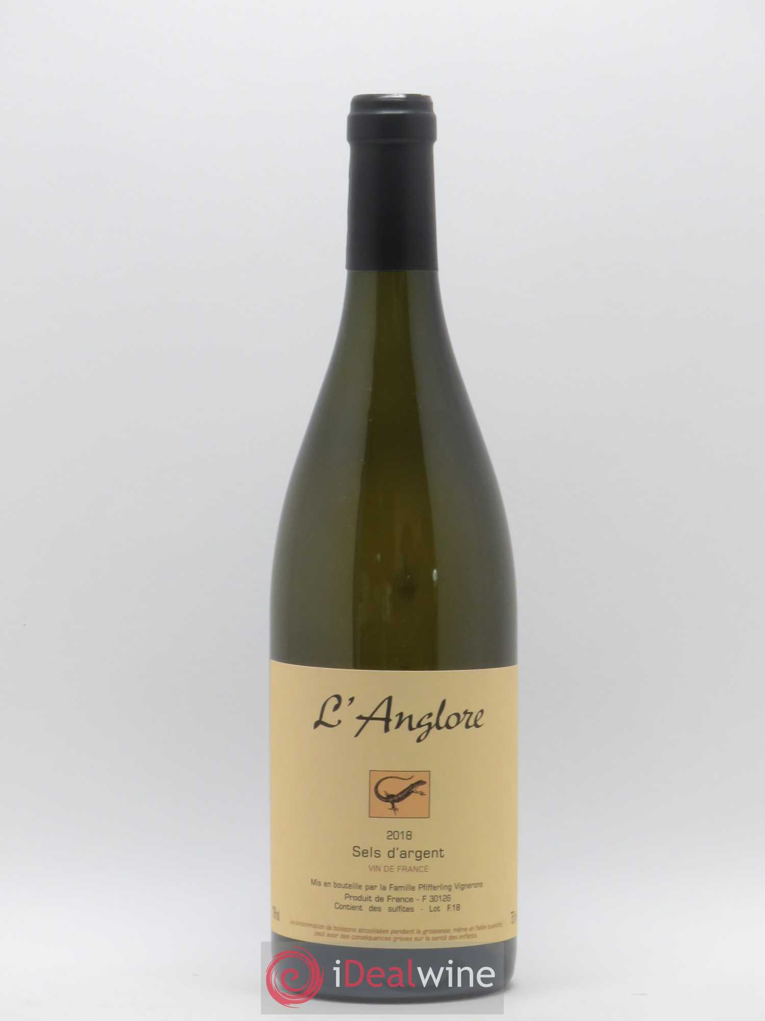 Vin de France Sels d'argent L'Anglore 2018 - Lot de 1 bouteille - 0